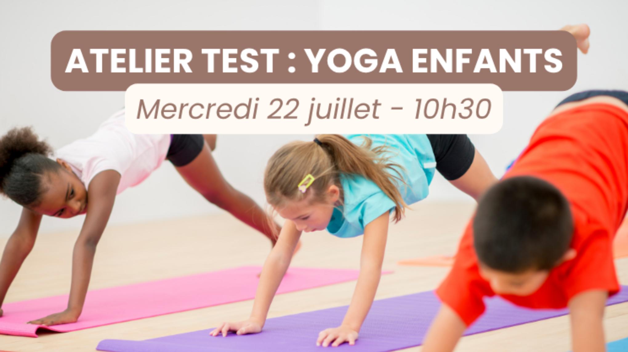 Atelier Découverte EN PLEIN AIR : Yoga Enfants 🧸 (Nouveauté Rentrée)