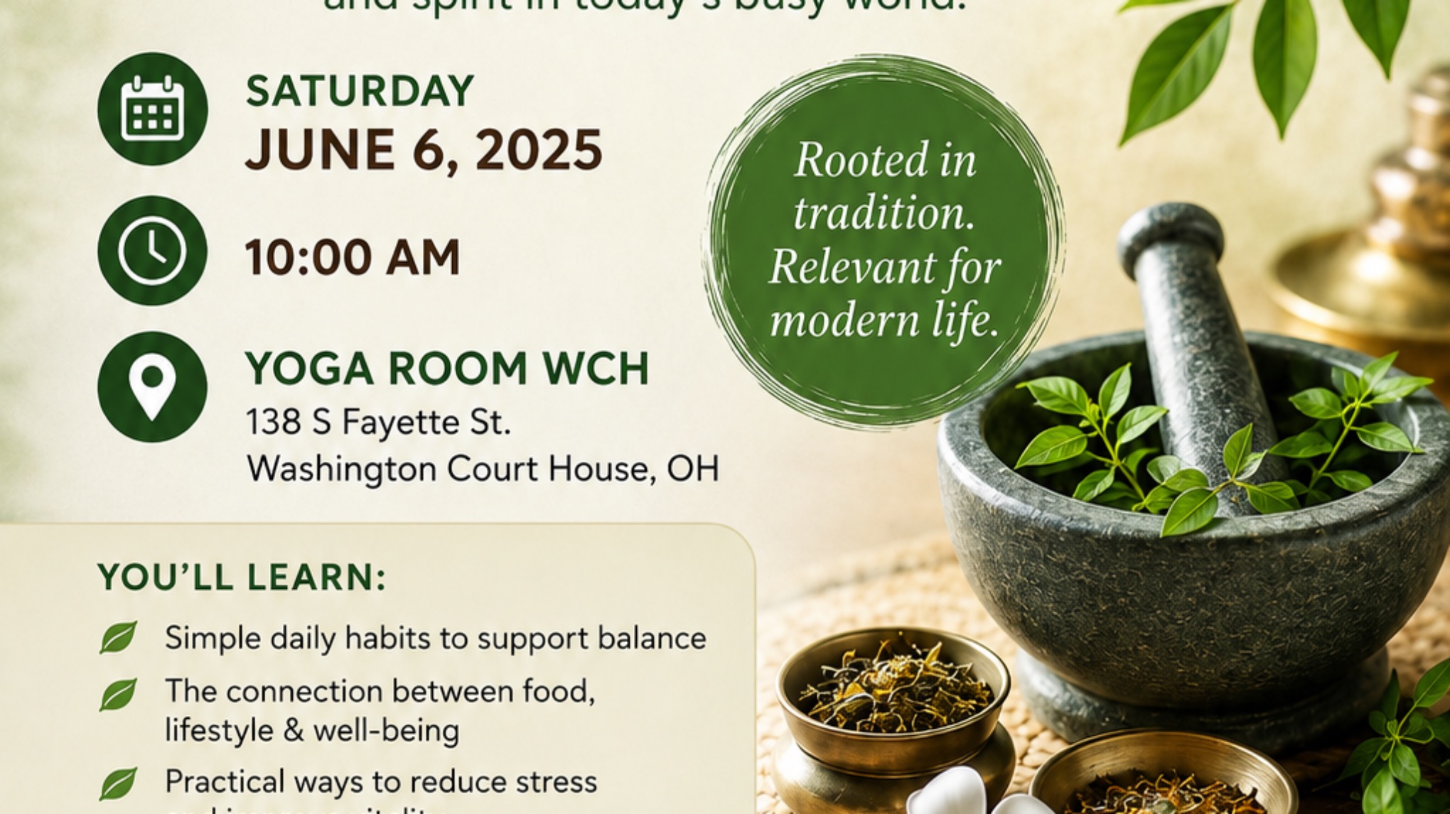 Ayurveda Workshop