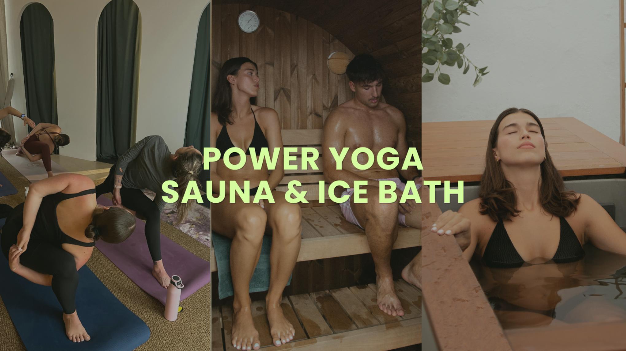POWER YOGA, SAUNA & ICE BATH at Cool Move