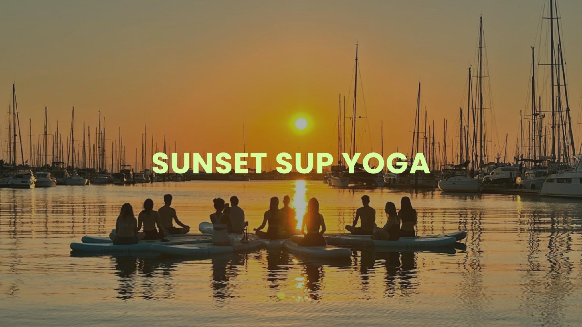SUNSET SUP YOGA Summer Solstice Edition