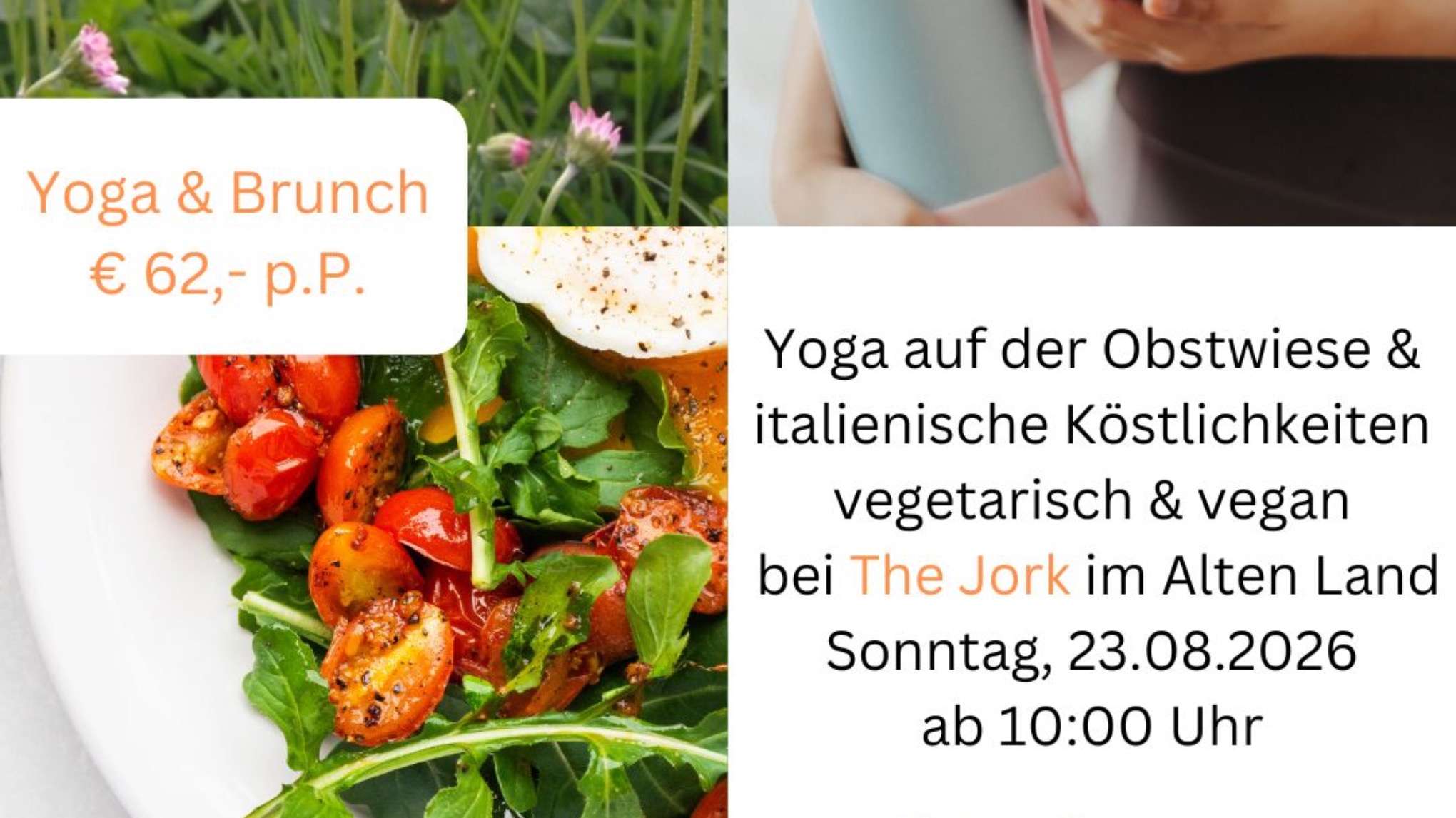 Yoga auf der Obstwiese & italienischen Brunch