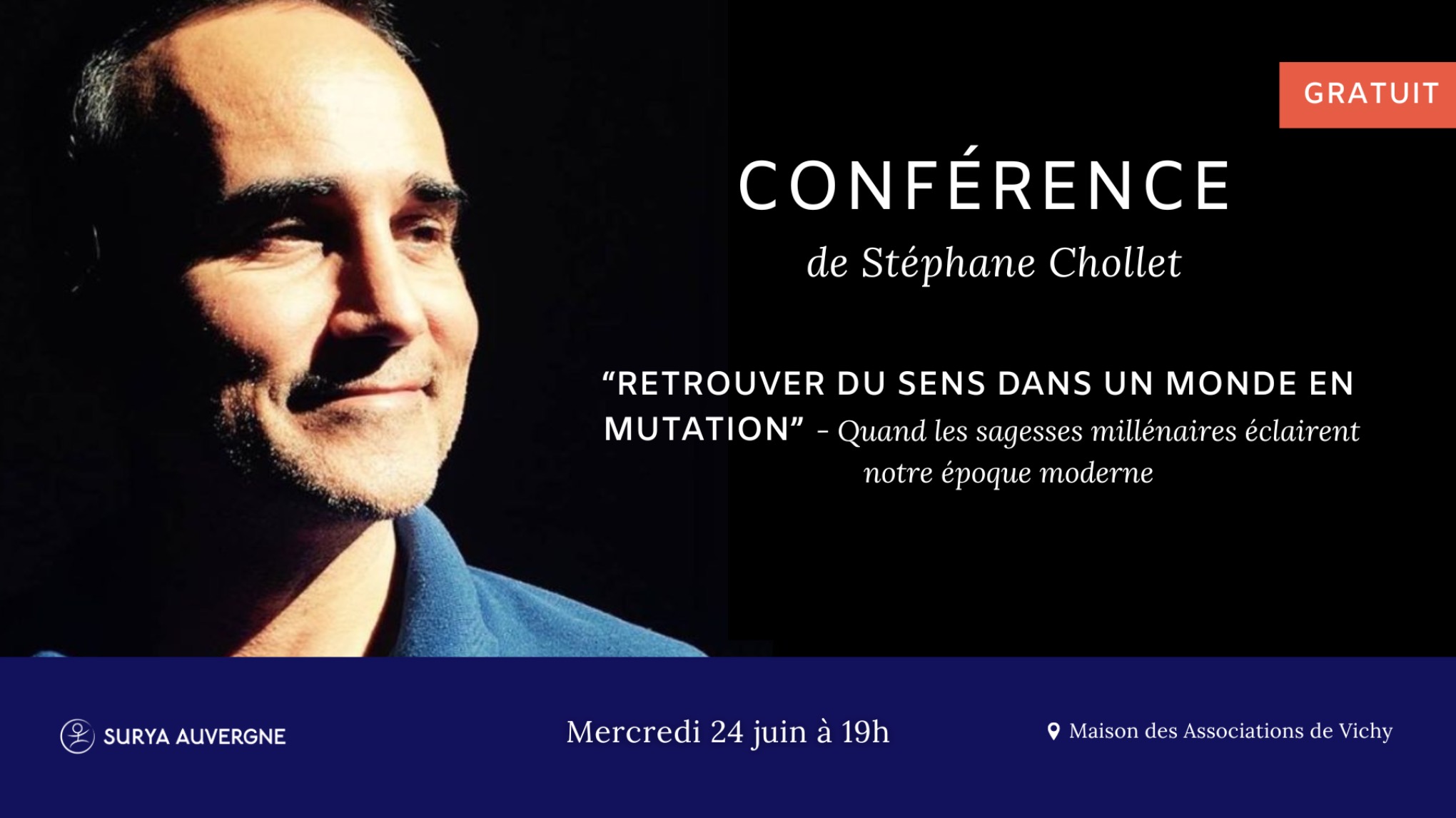 Conférence de Stéphane Chollet à Vichy