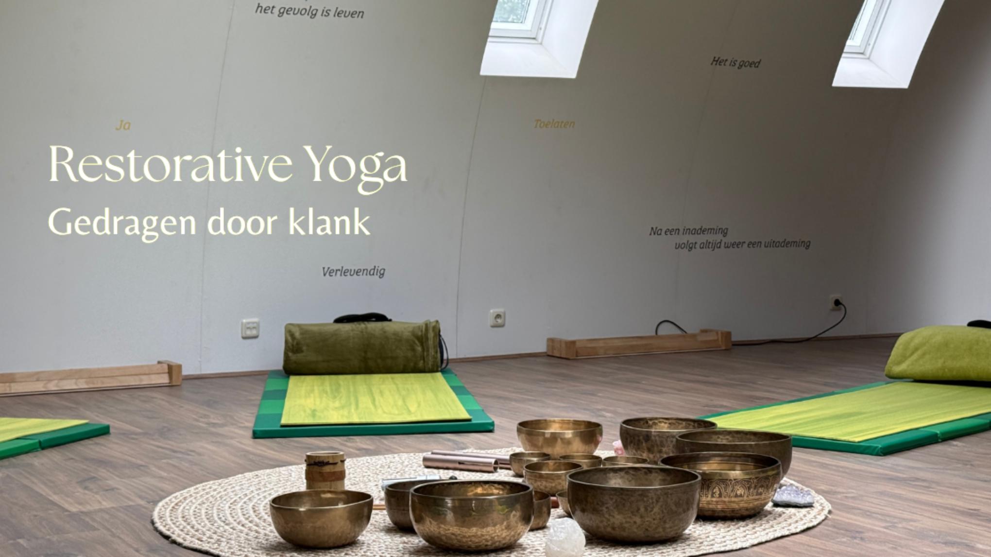 Restorative Yoga gedragen door Klank UITVERKOCHT