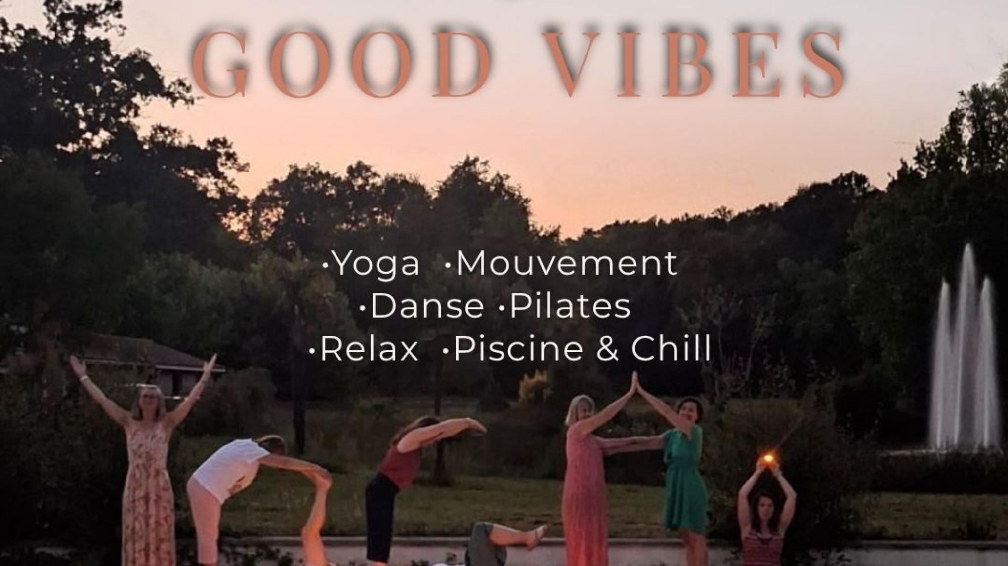 Retraite Yoga & Good Vibes 18-20 Septembre dans les Landes