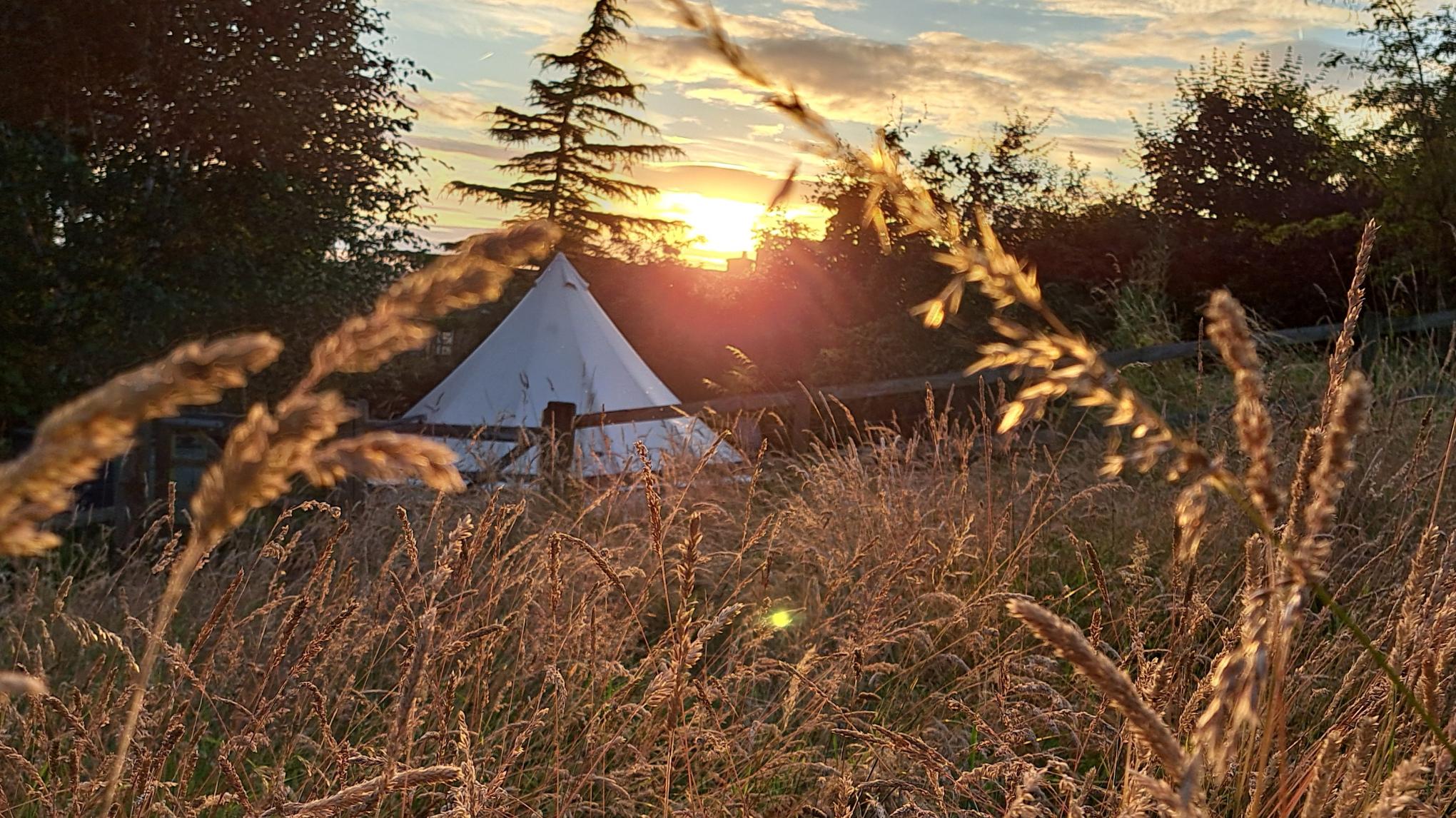 Beautiful Bell Tent Singing Circle