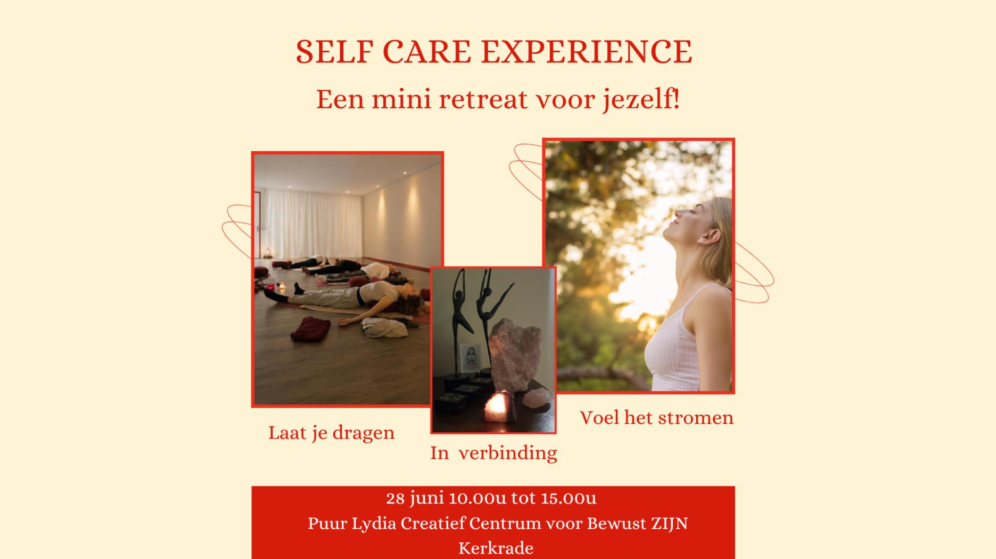 Kom thuis in jezelf.  Een Exclusieve Selfcare Experience