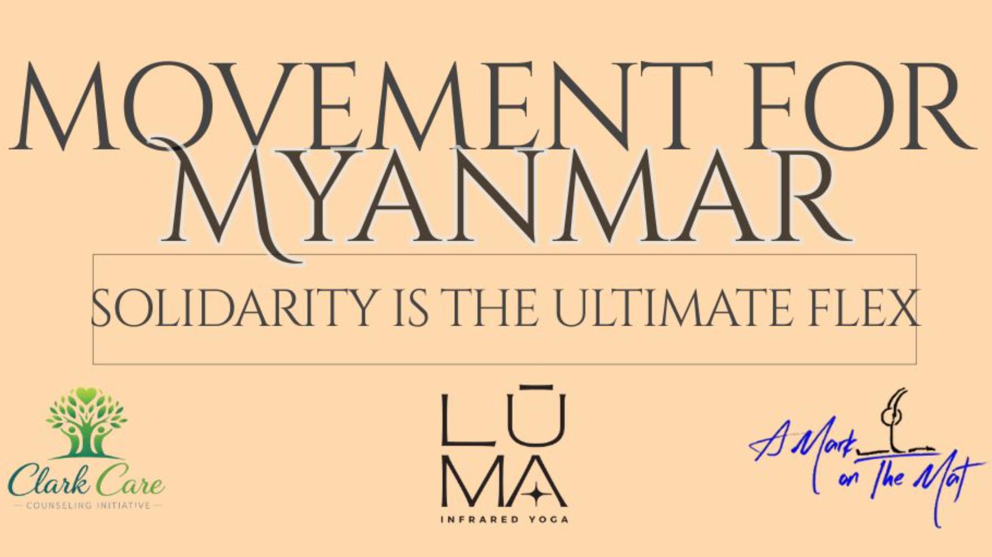Movement for Myanmar 🇲🇲