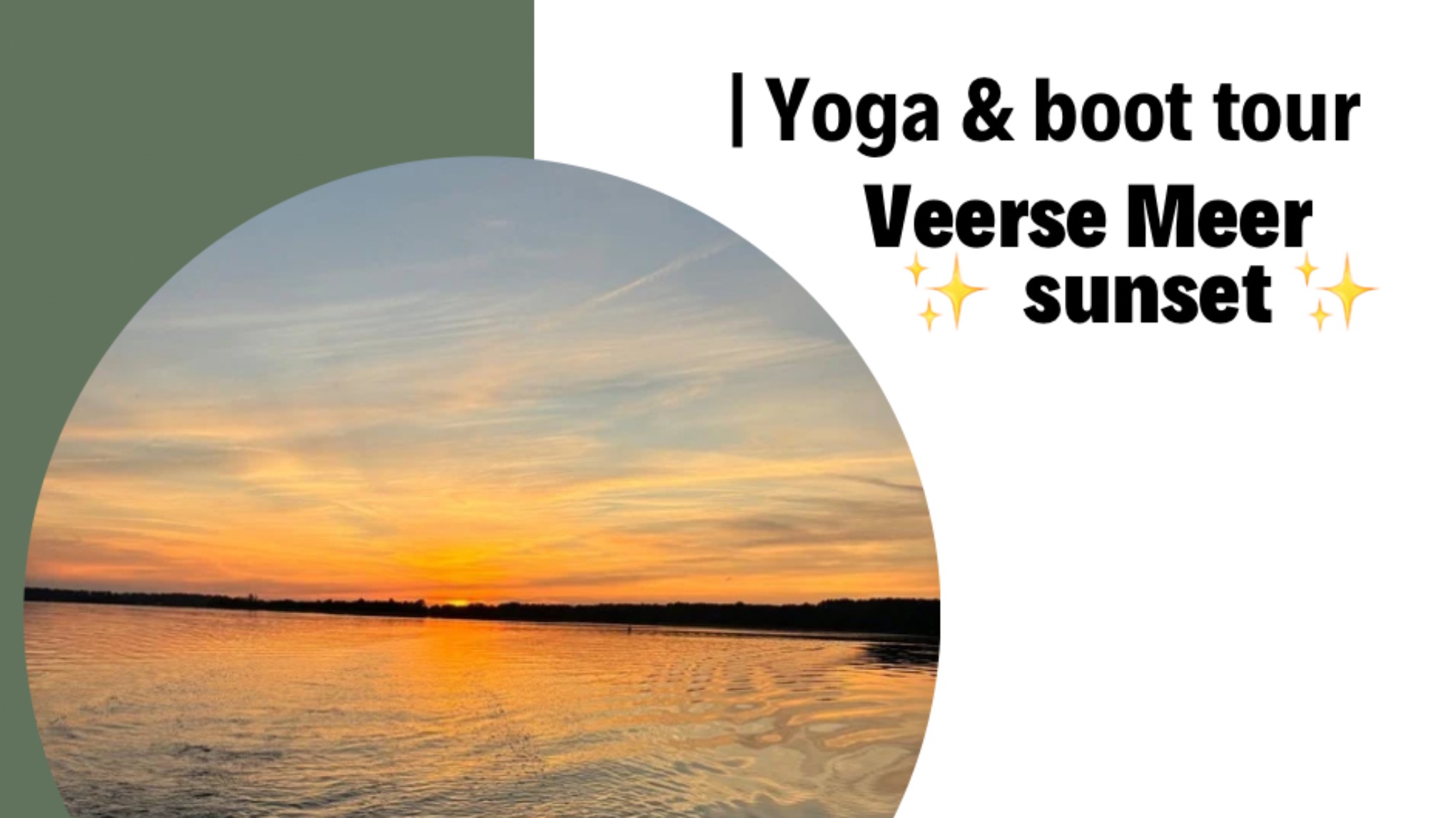 Veerse Meer - Yoga en boot tour - SUNSET