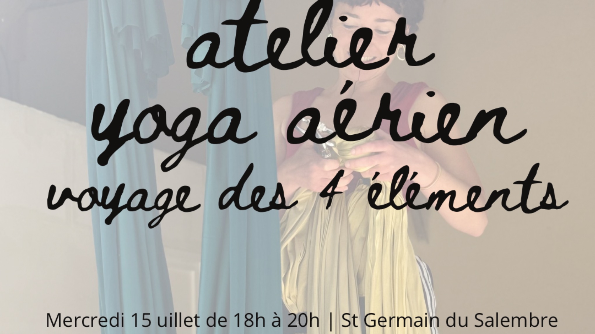 Atelier yoga aérien - voyage des 4 éléments