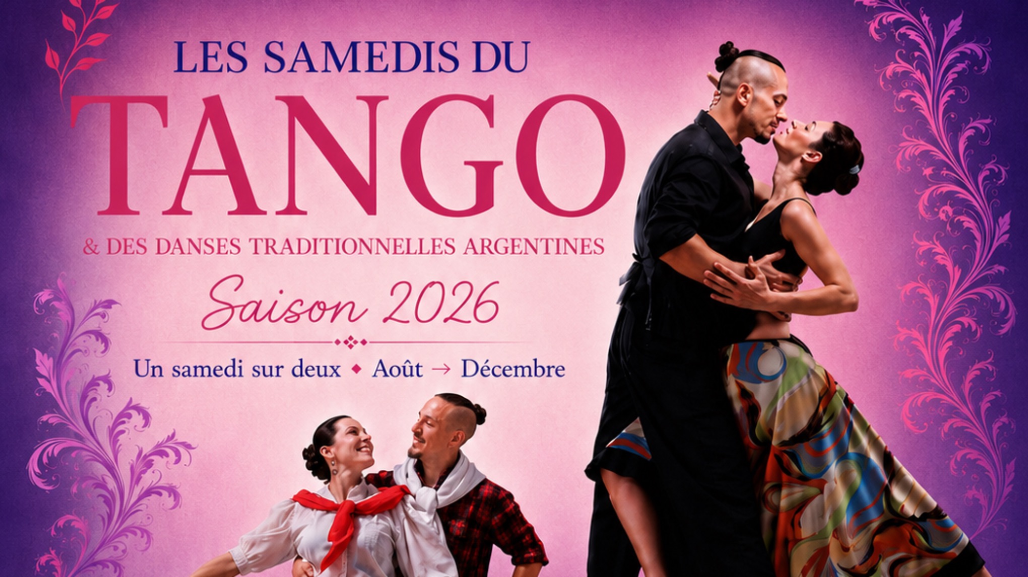 Samedis du Tango & des Danses Traditionnelles Argentines à Aigle