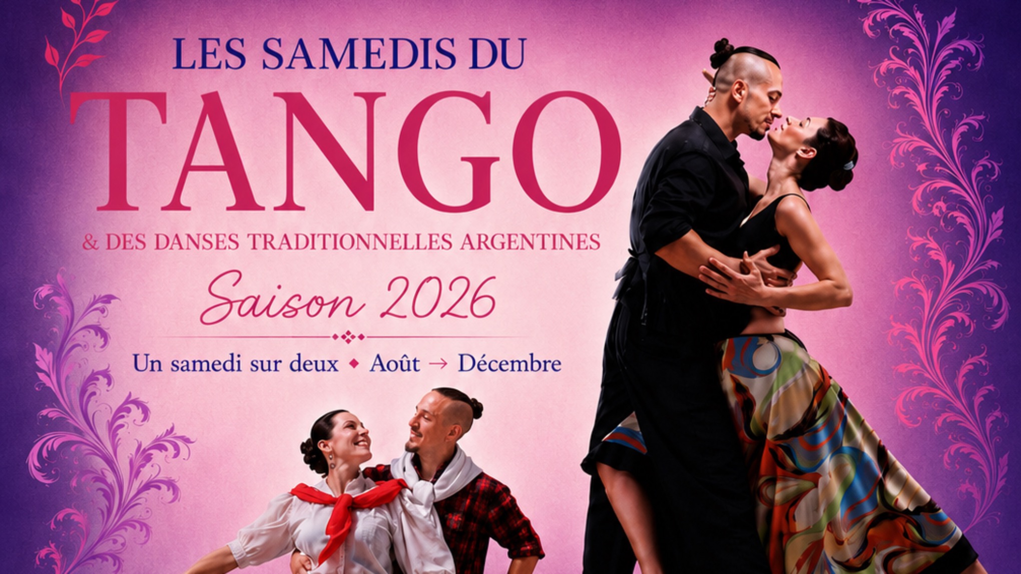 Samedis du Tango & des Danses Traditionnelles Argentines à Aigle