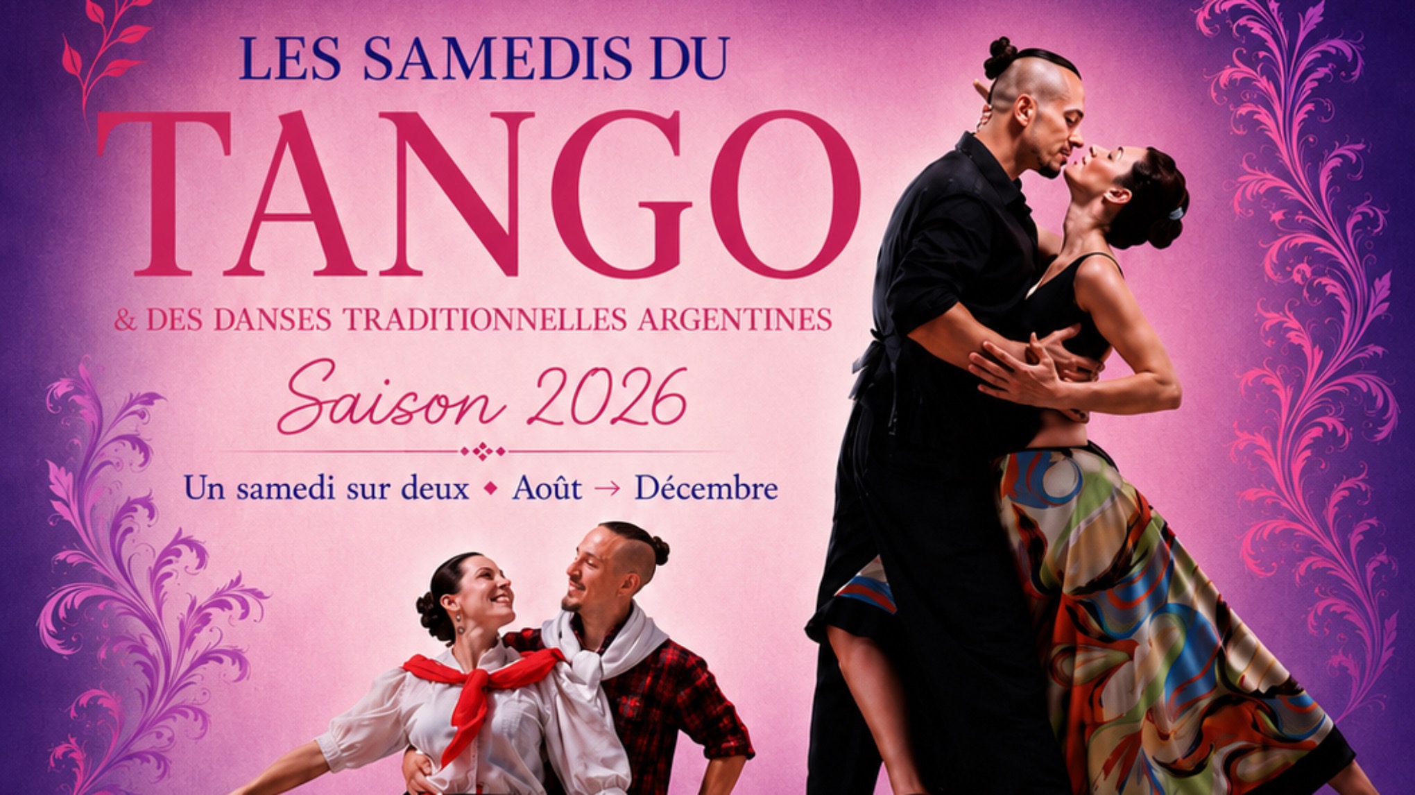 Samedis du Tango & des Danses Traditionnelles Argentines à Aigle