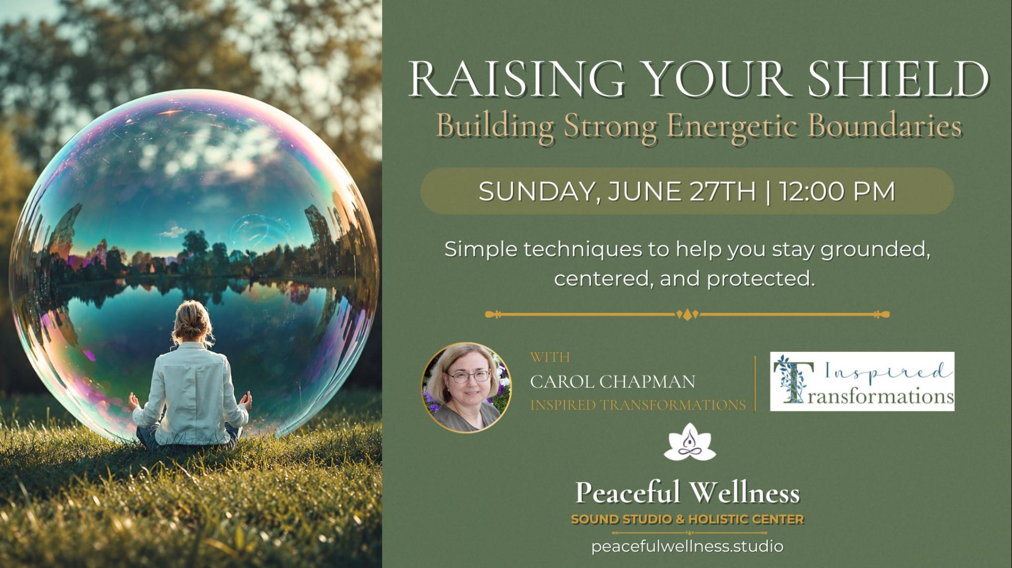 MADISON Raising your Shield: Building Strong Energetic Boundaries Workshop