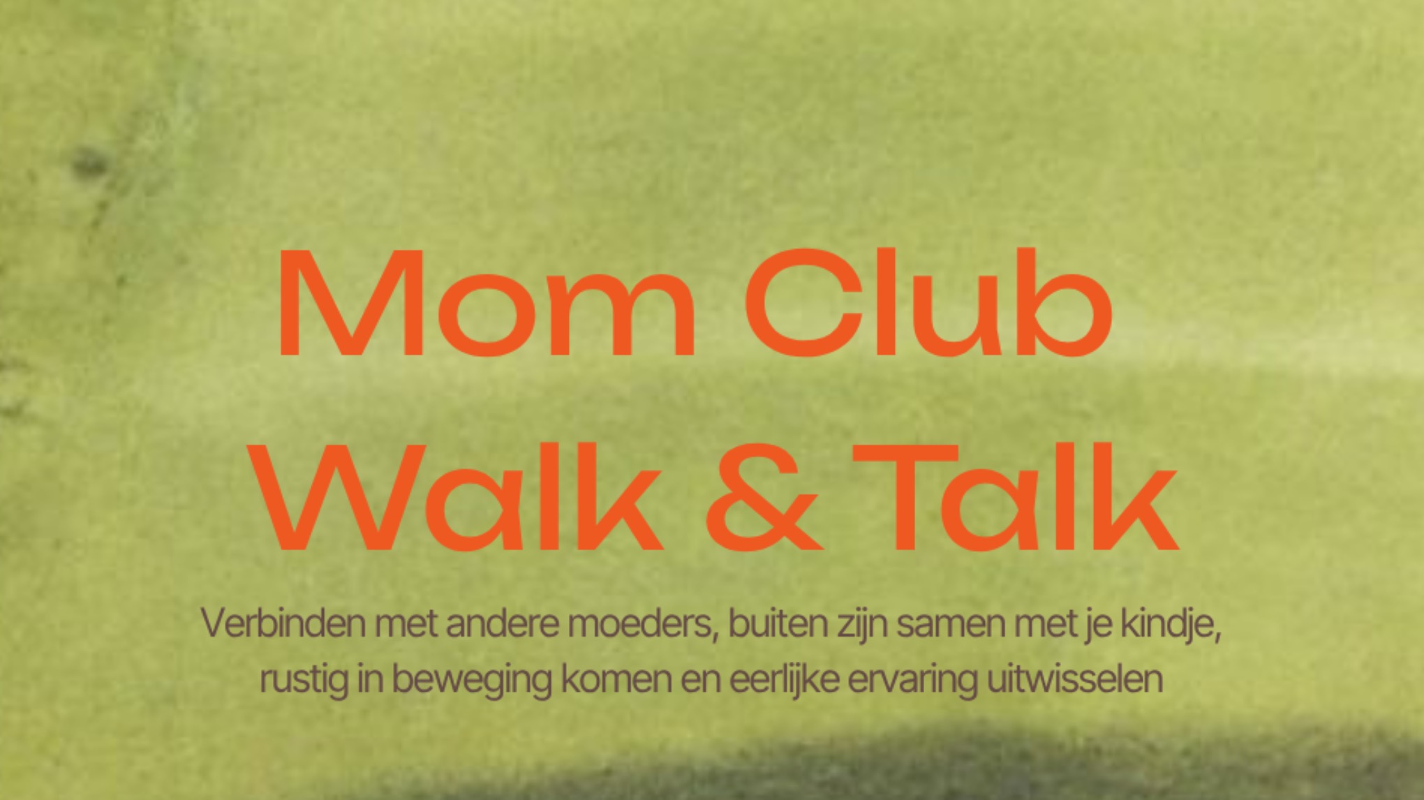 Mom Club - Walk & Talk