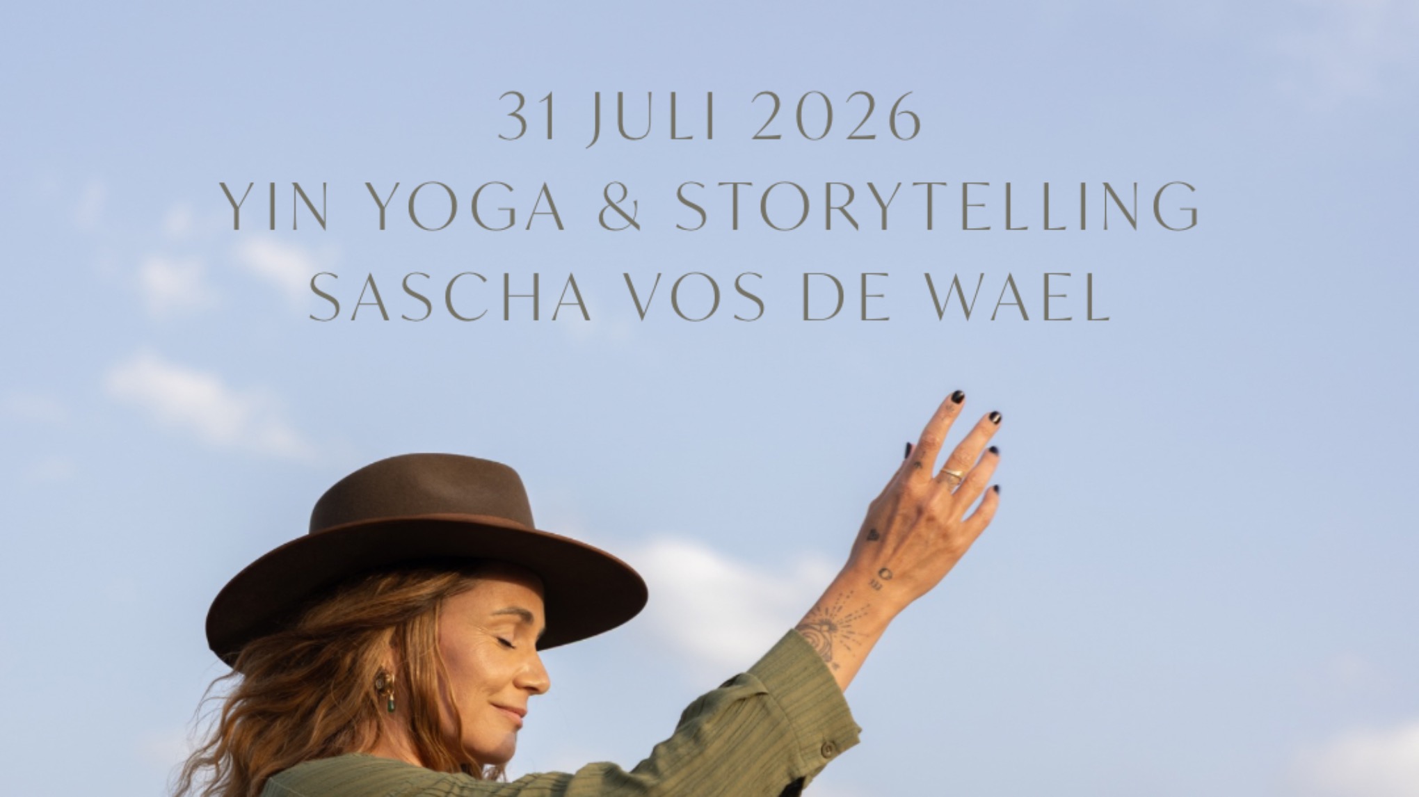 YIN YOGA & STORYTELLING X SASCHA VOL DE WAEL