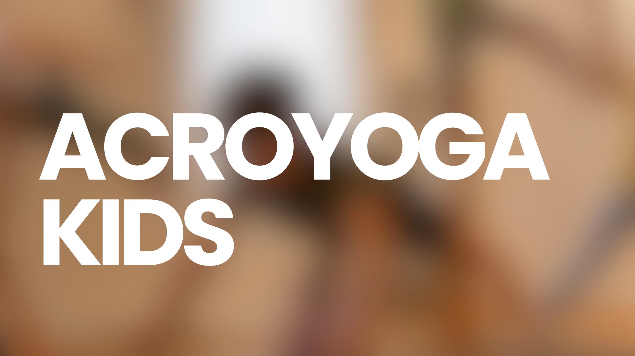 🌈 STAGE ACROYOGA KIDS — Les Petits Voltigeurs