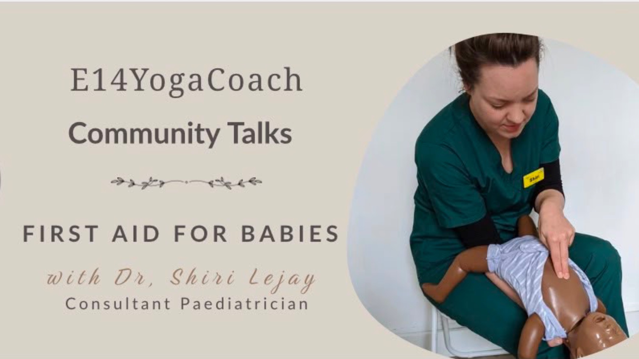 First Aid for Babies with Dr Shiri Lejay