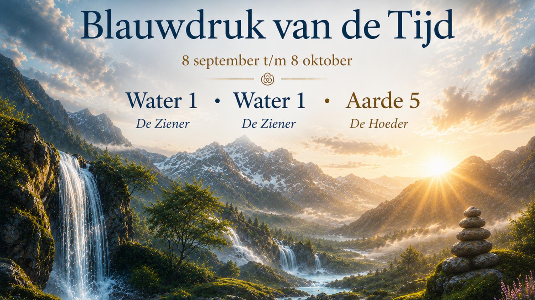 Maandcirkel Blauwdruk van de Tijd – Water 1 ✧ Water 1 ✧ Aarde 5