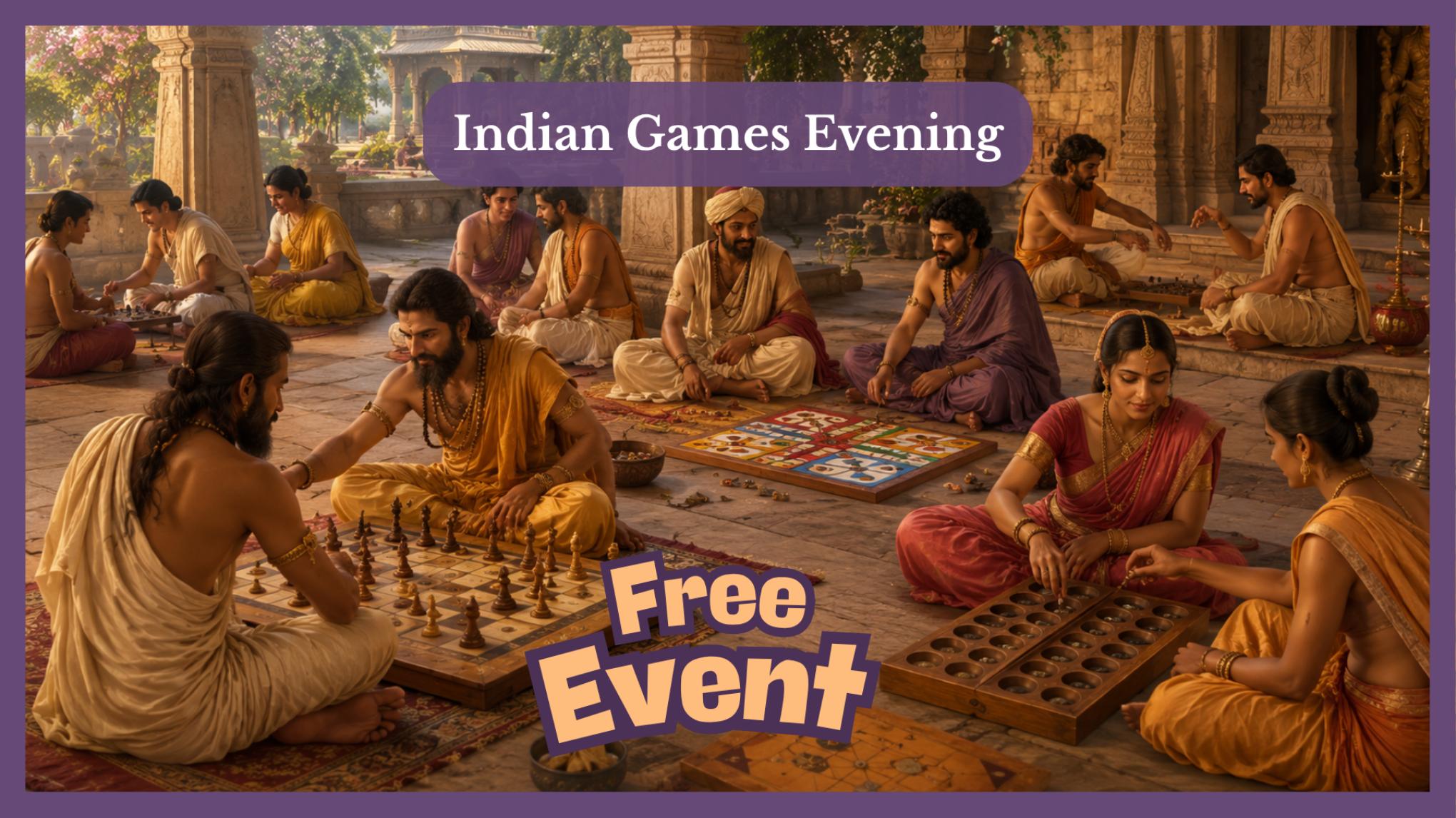 🎲🇮🇳 Traditional Indian Games, Chai & Potluck Dinner 🫖🍛