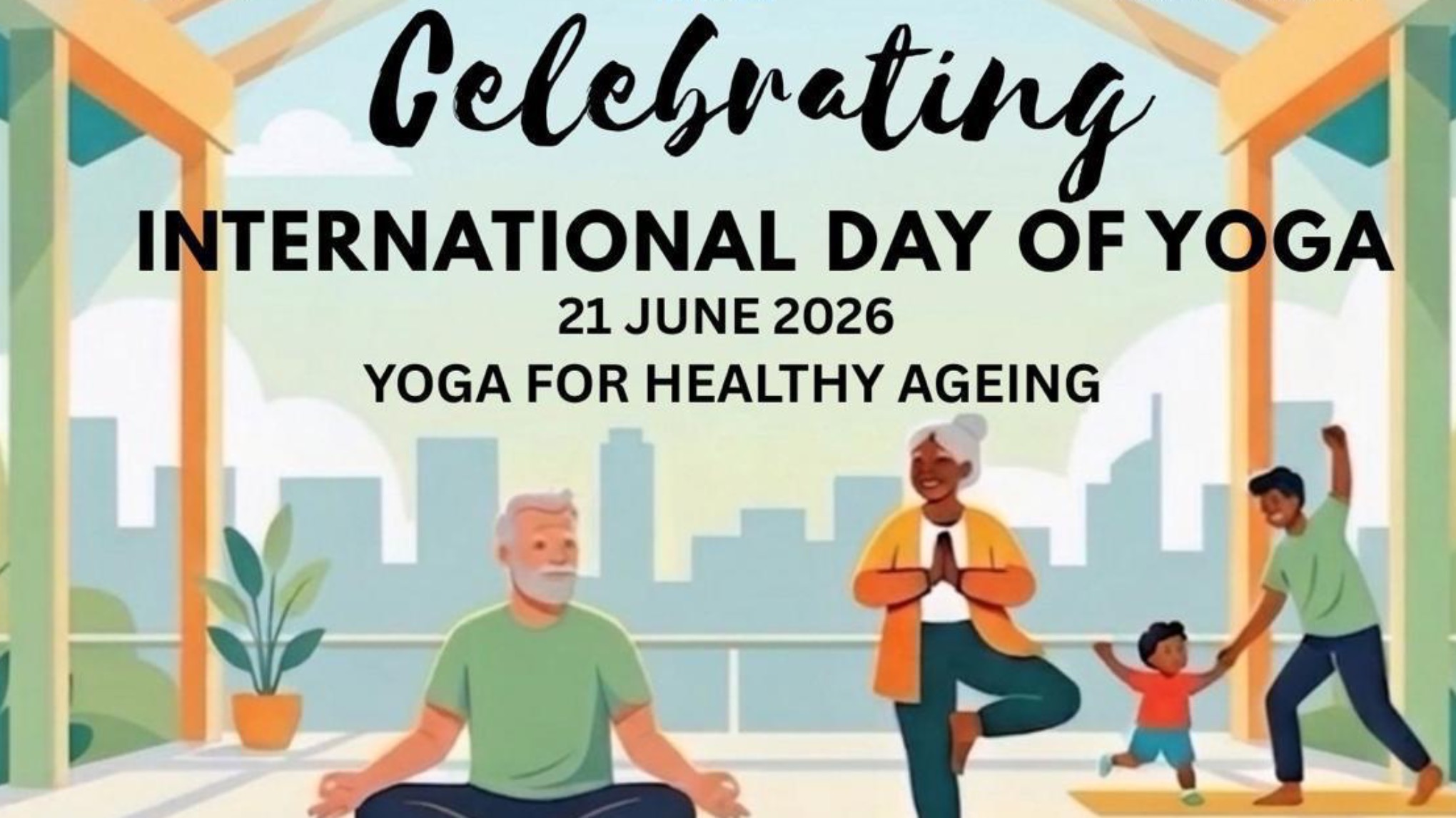 Celebrating INTERNATIONAL DAY OF YOGA @ Blixembosch Wijkcentrum