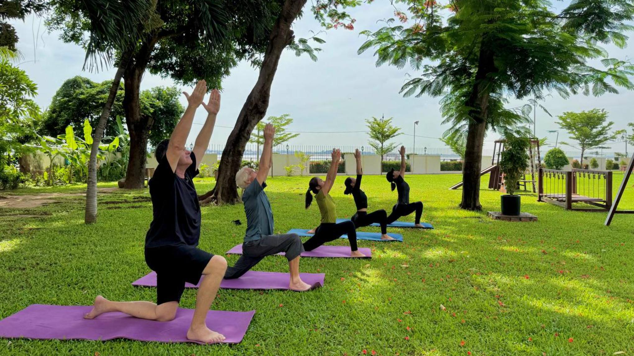 Celebrate International Yoga Day with us by the Mekong River!