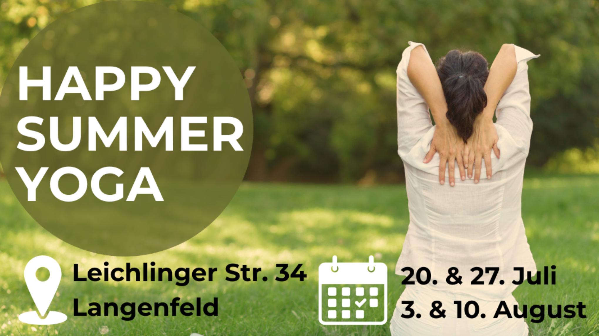 HAPPY SUMMER OUTDOOR YOGA