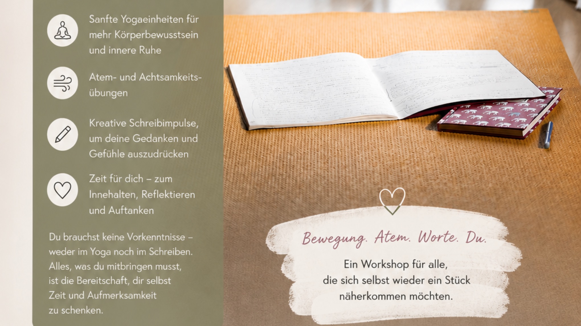 Yoga & Schreiben