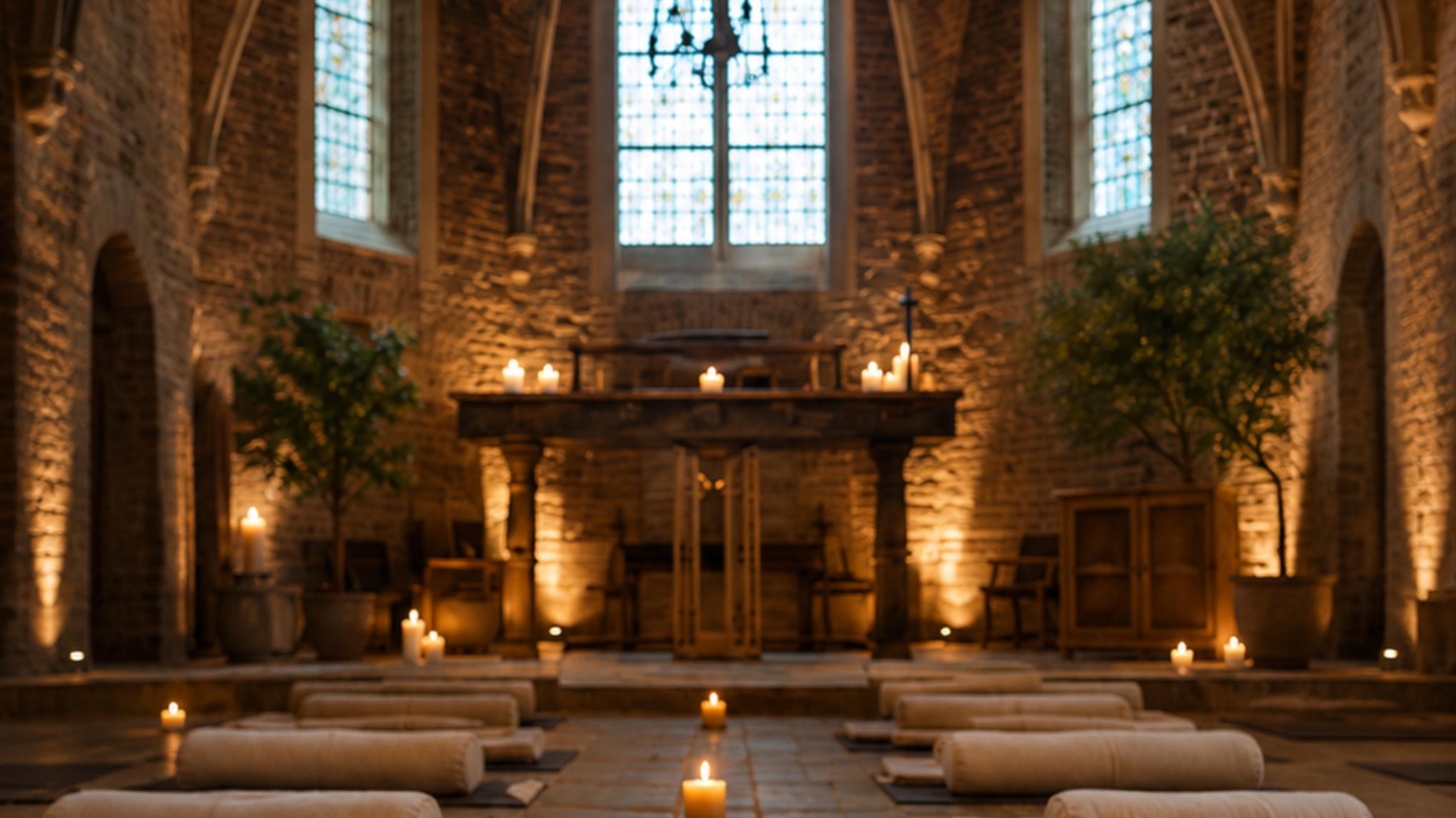 XL Yin & Soundjourney in het kerkje van Ressen