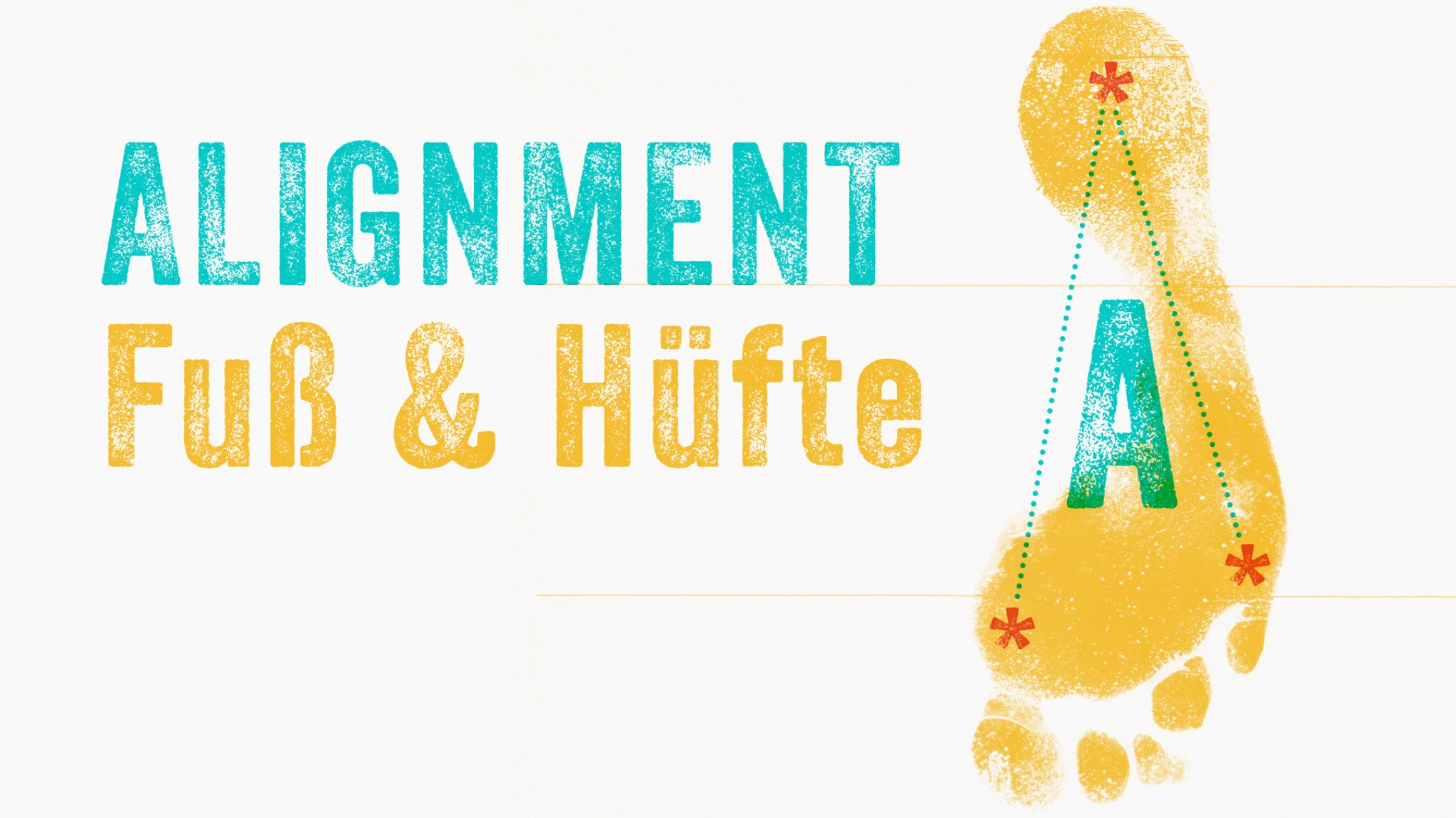 Alignment: Ausrichtung von Fuß & Hüfte