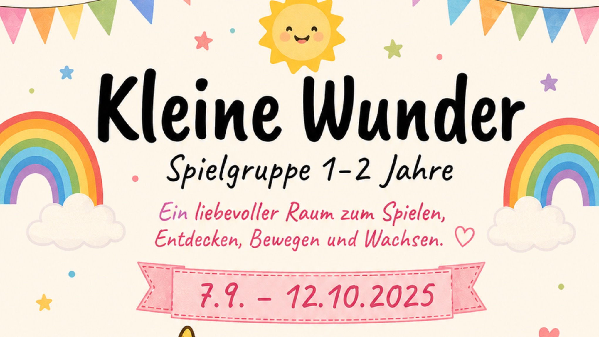 Spielgruppe kleine Wunder 1-2 Jahre