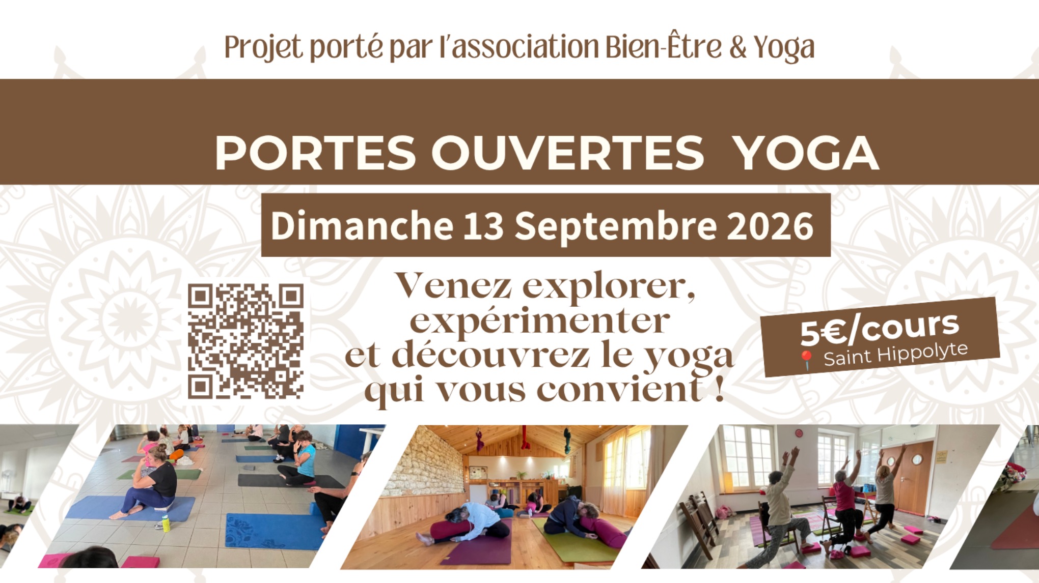 🌸 Journée Portes Ouvertes YOGA | Saint Hippolyte