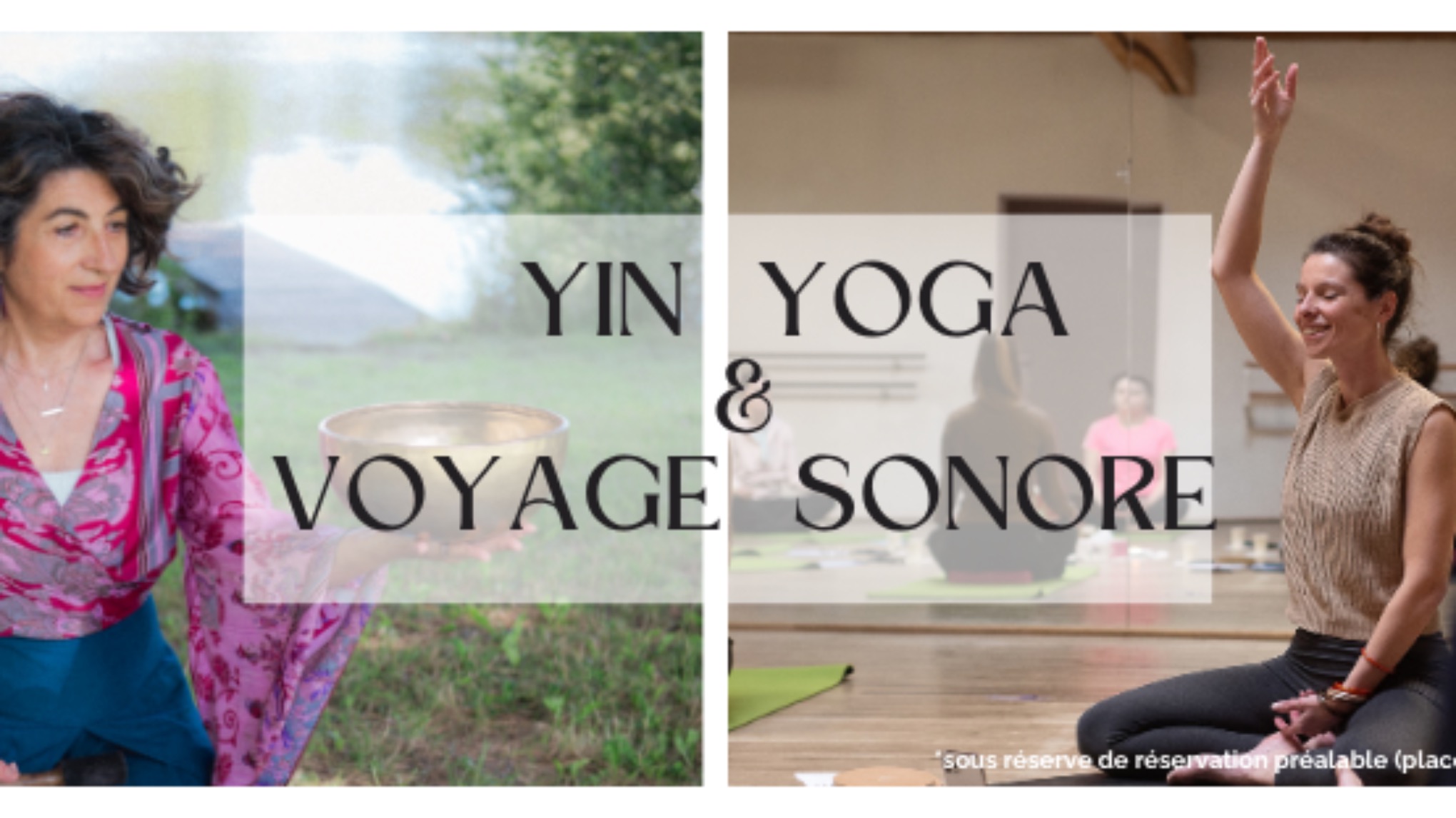 🌙 Atelier YIN YOGA et BAIN SONORE – Se déposer, vibrer, harmoniser