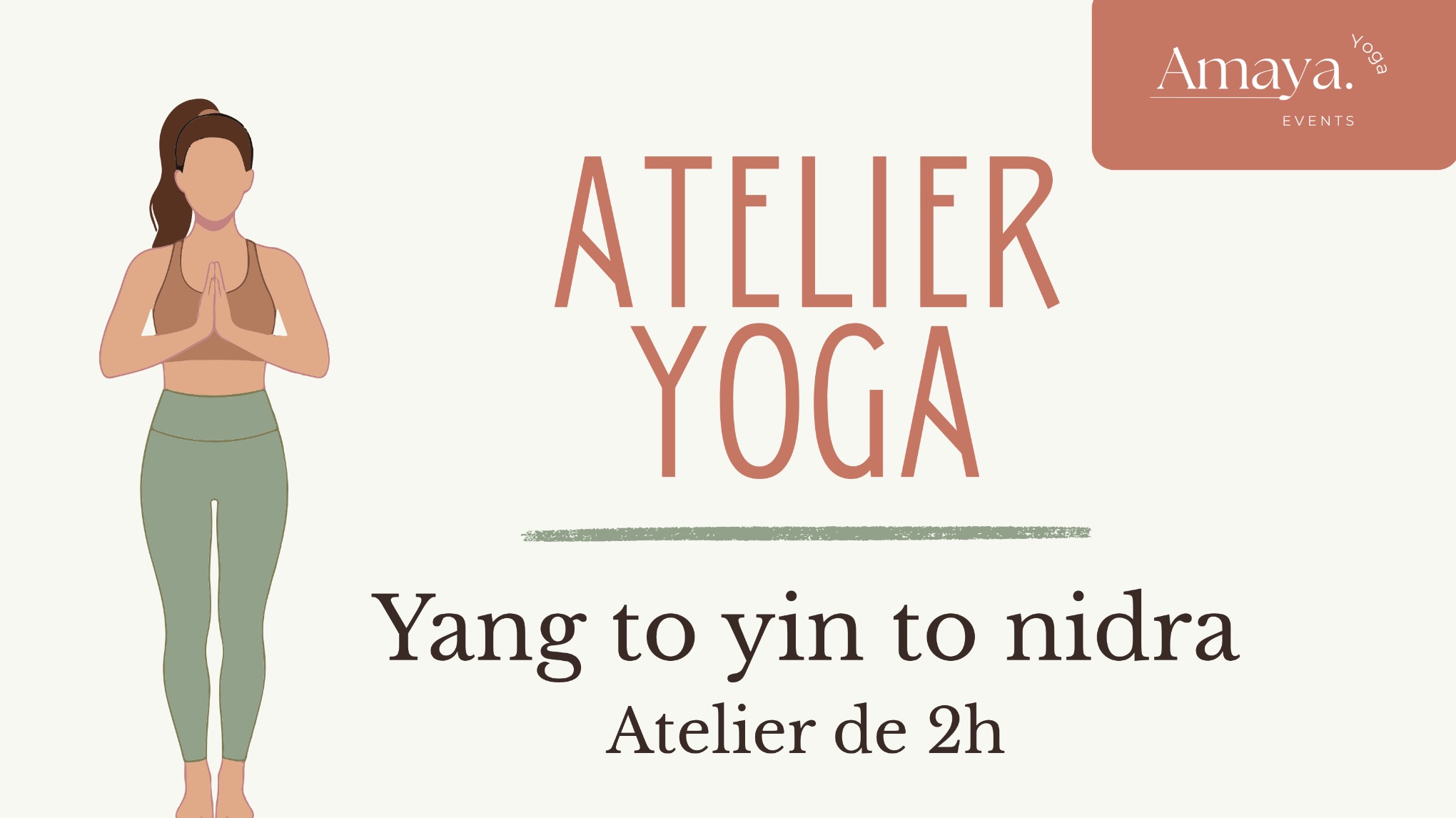 Atelier yoga : yang to yin to nidra