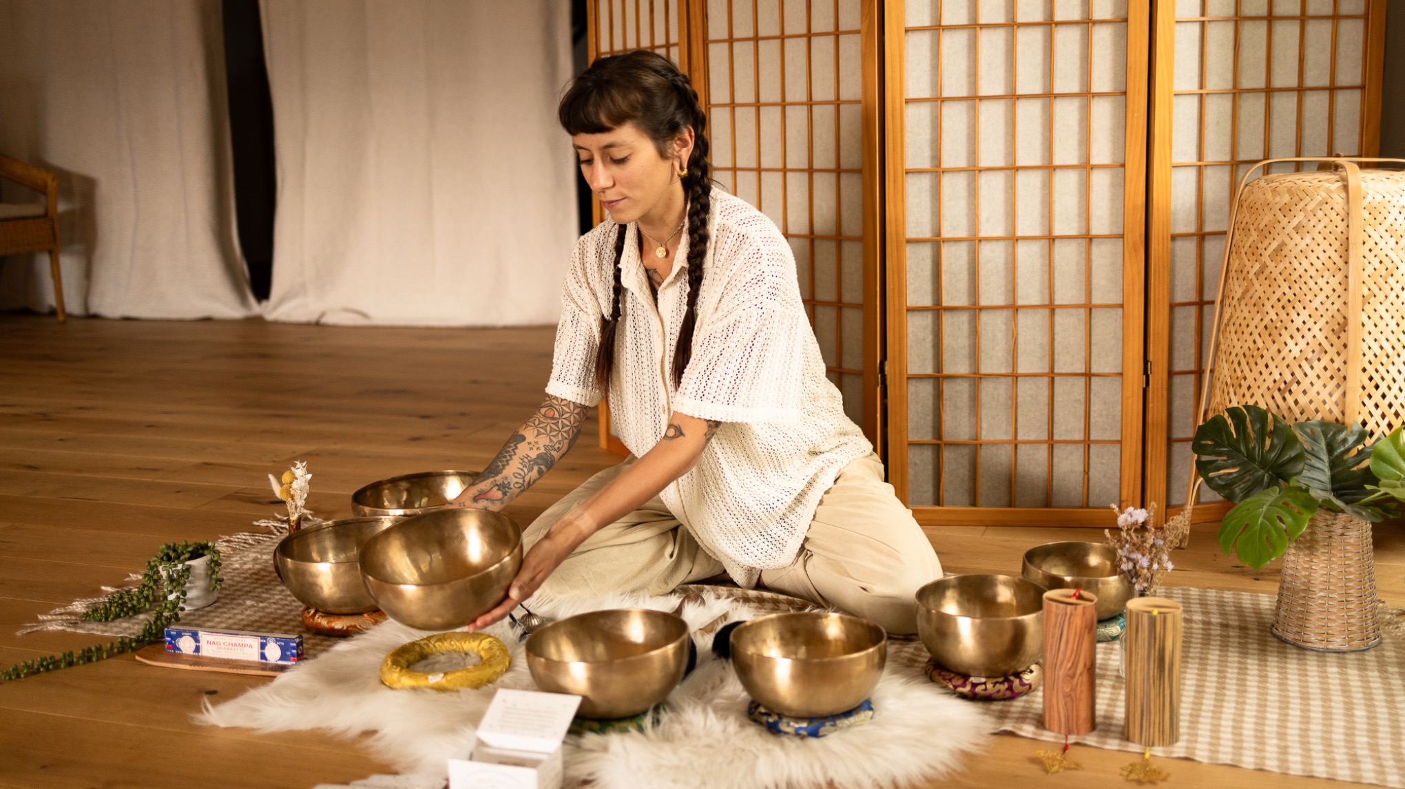 Bols Tibétains & Yin Yoga · Dernier quartier de lune