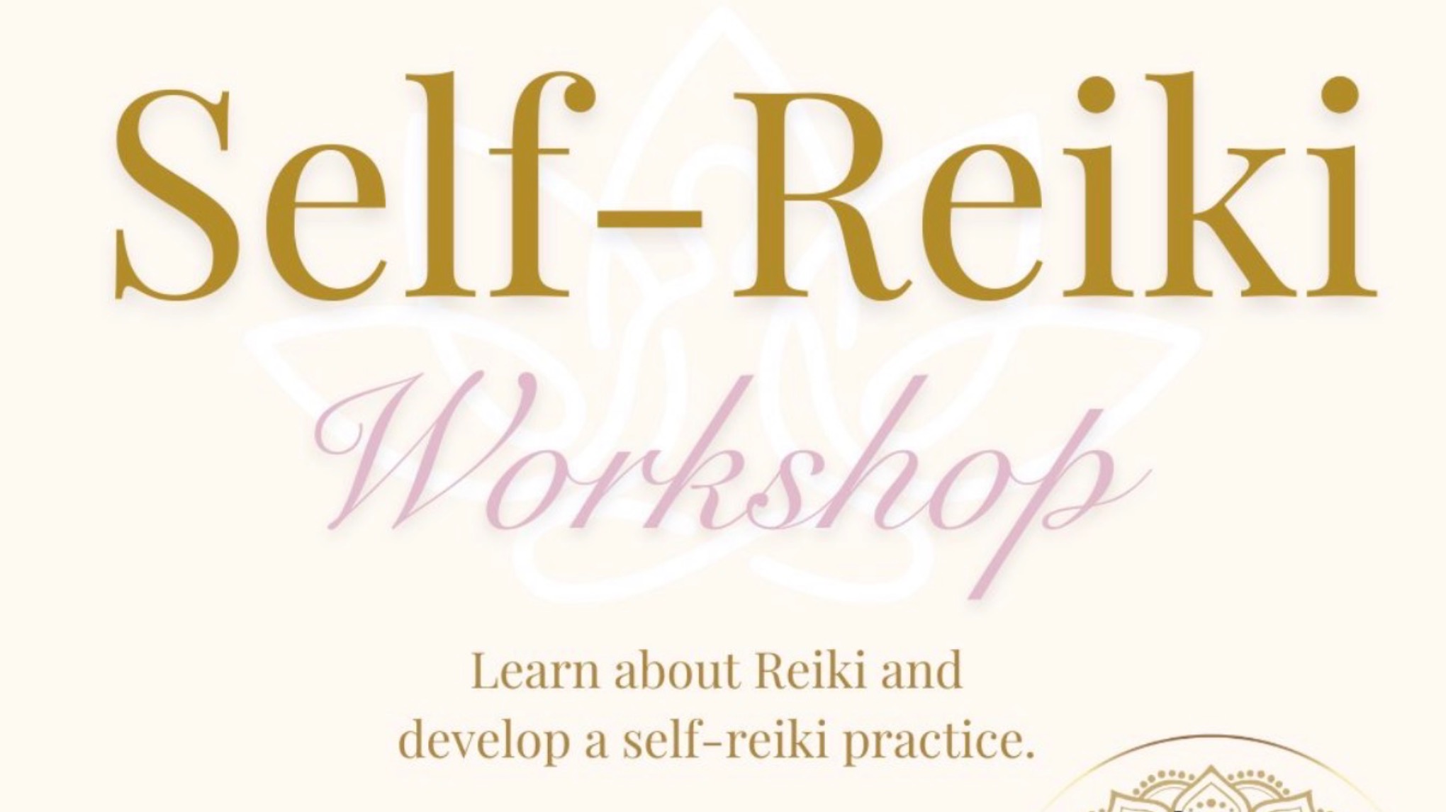 Self Reiki Workshop