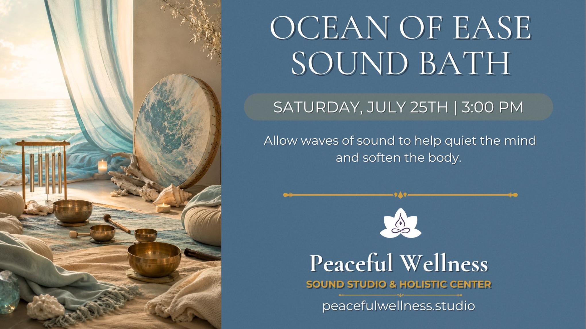 MADISON: Ocean of Ease: A Restful Sound Bath