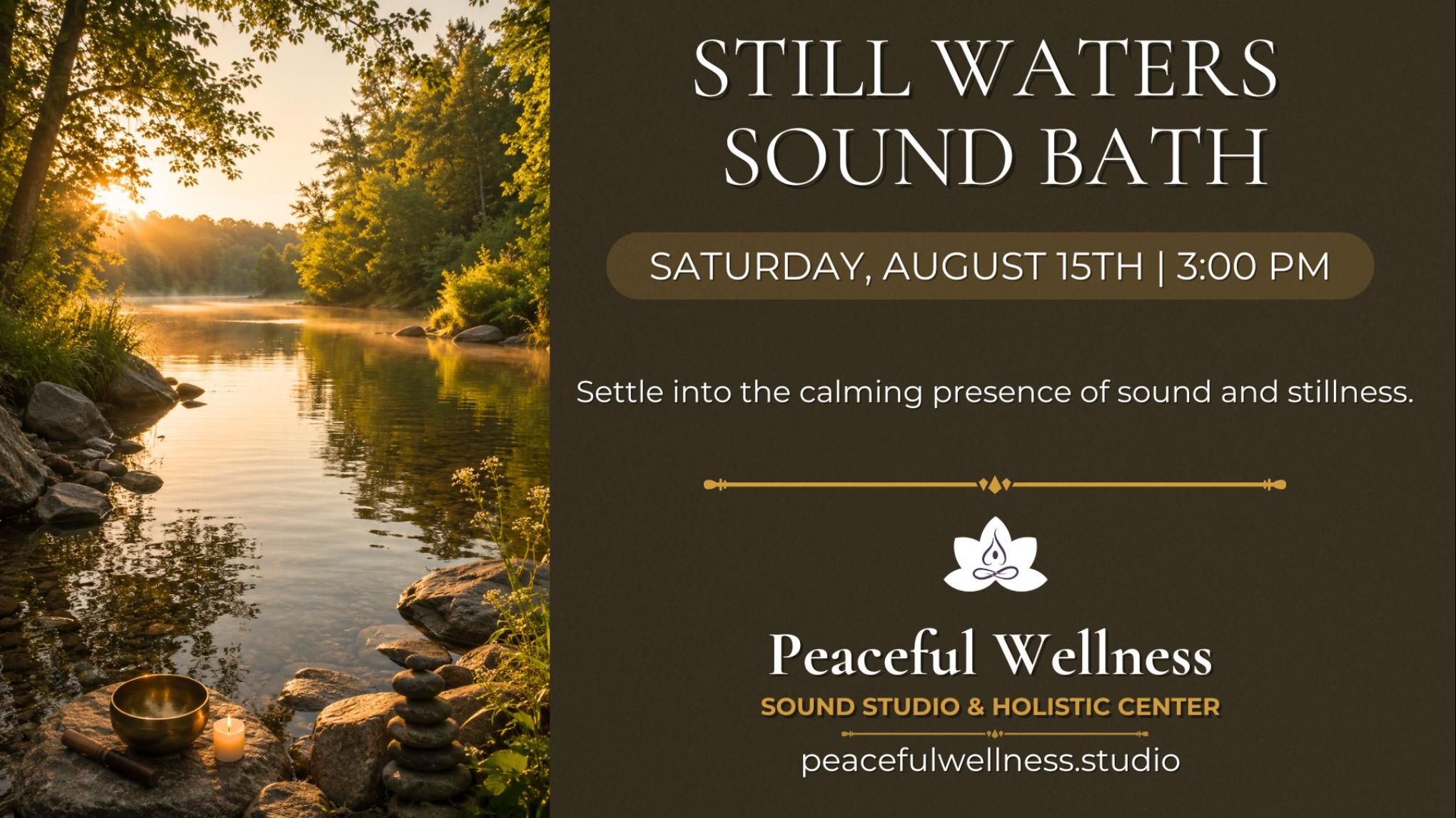 MADISON: Still Waters Sound Bath (with Room Reiki Flow)