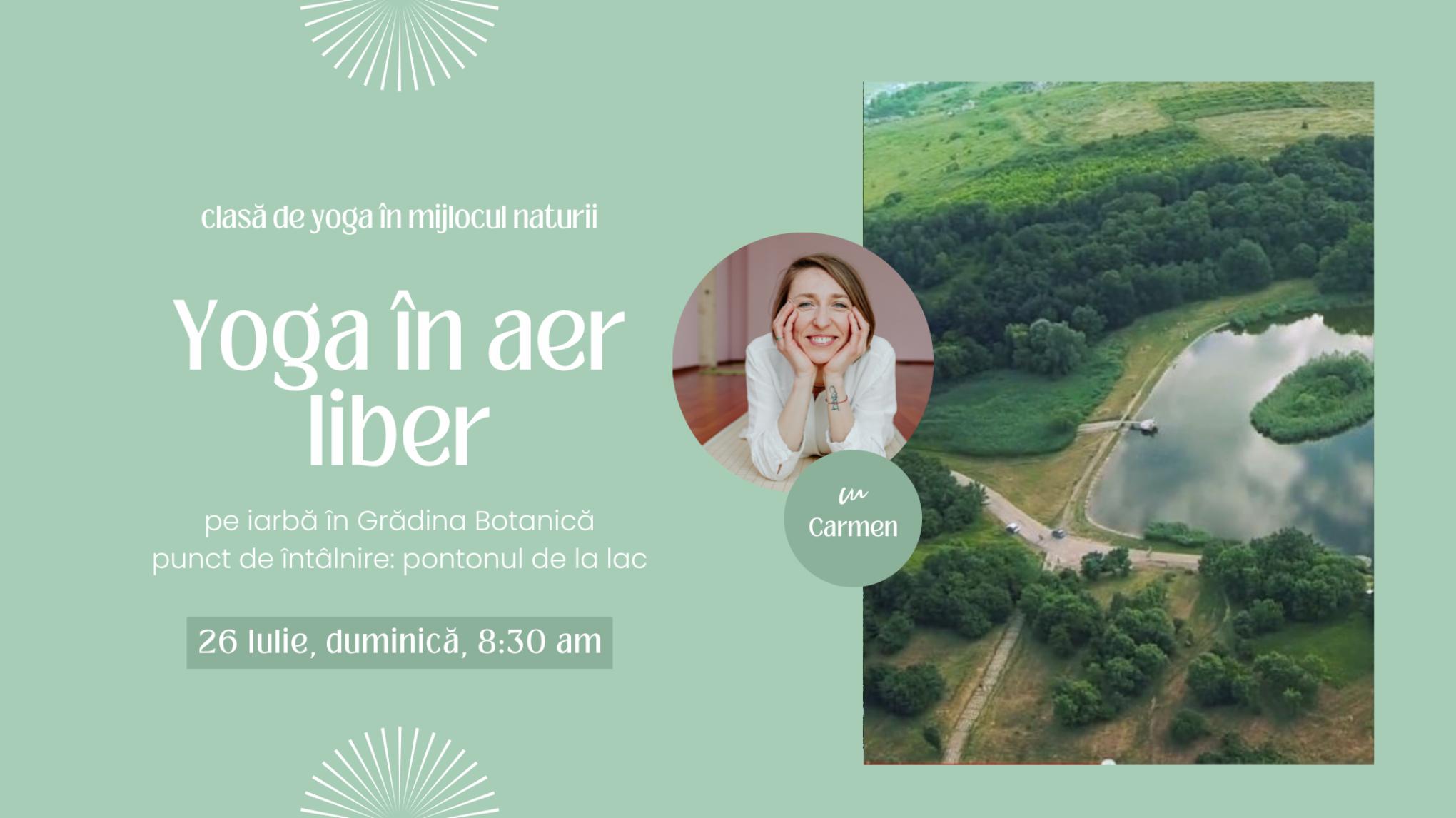 Yoga în aer liber