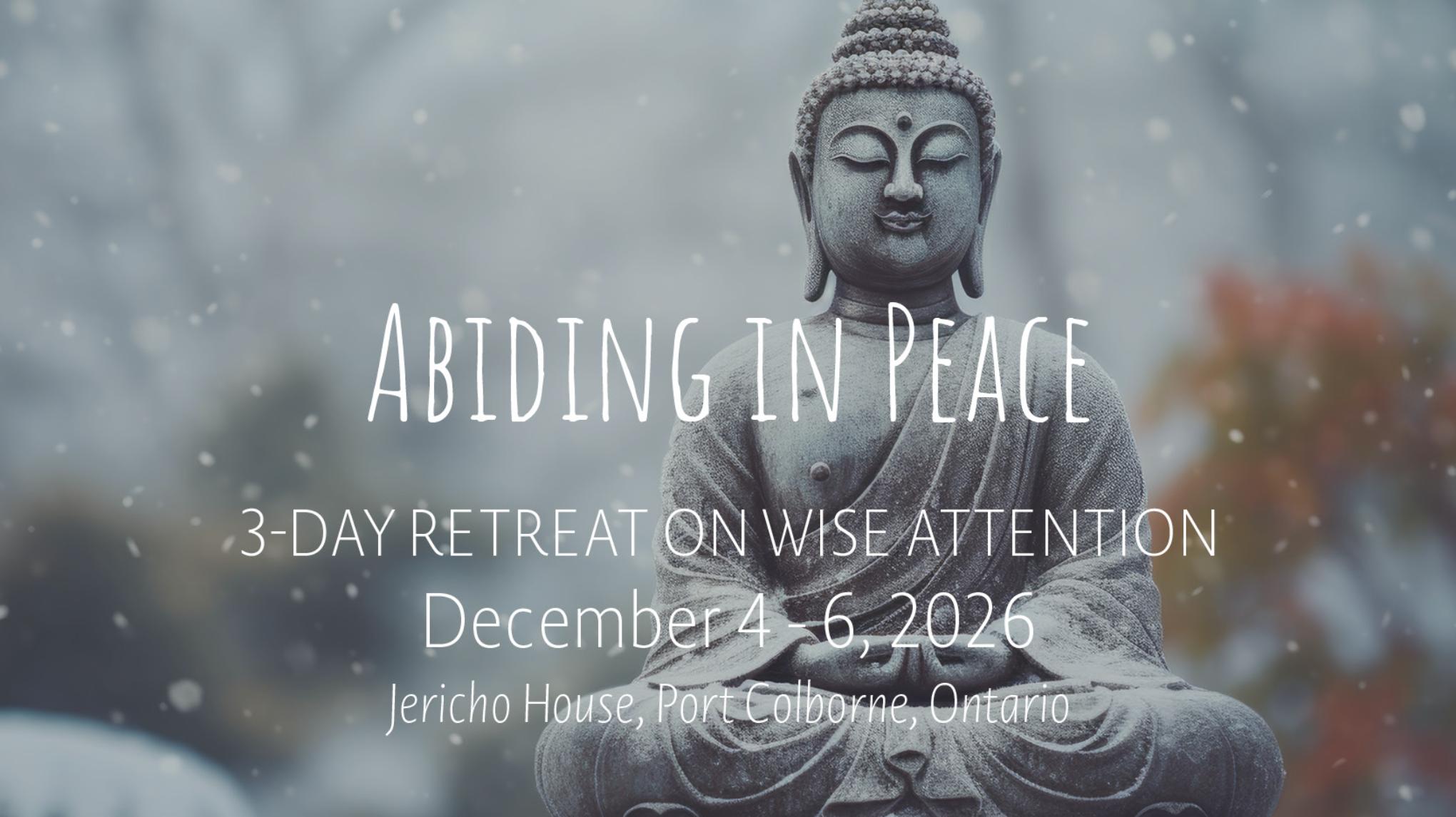 Abiding in Peace | Dec 4-6, 2026