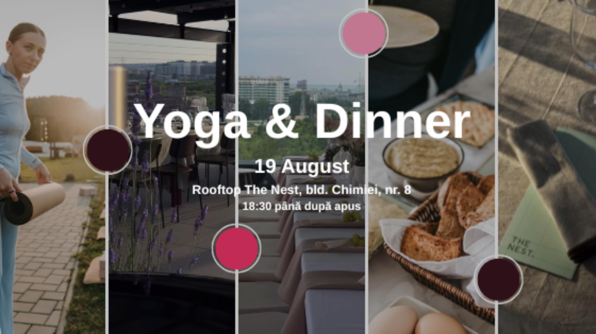 Yoga & Dinner - Rooftop The Nest Edition