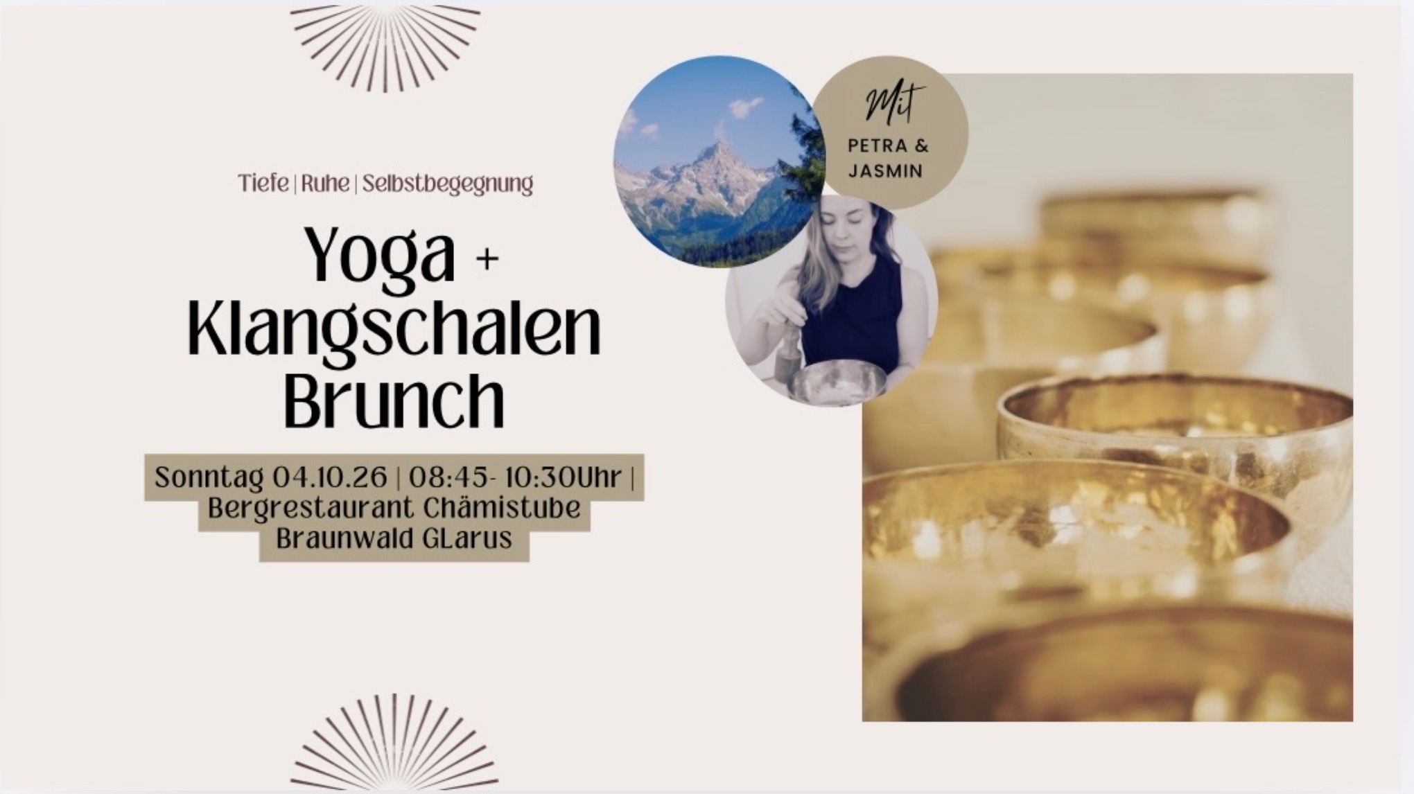 Yoga und Klangschalen Brunch