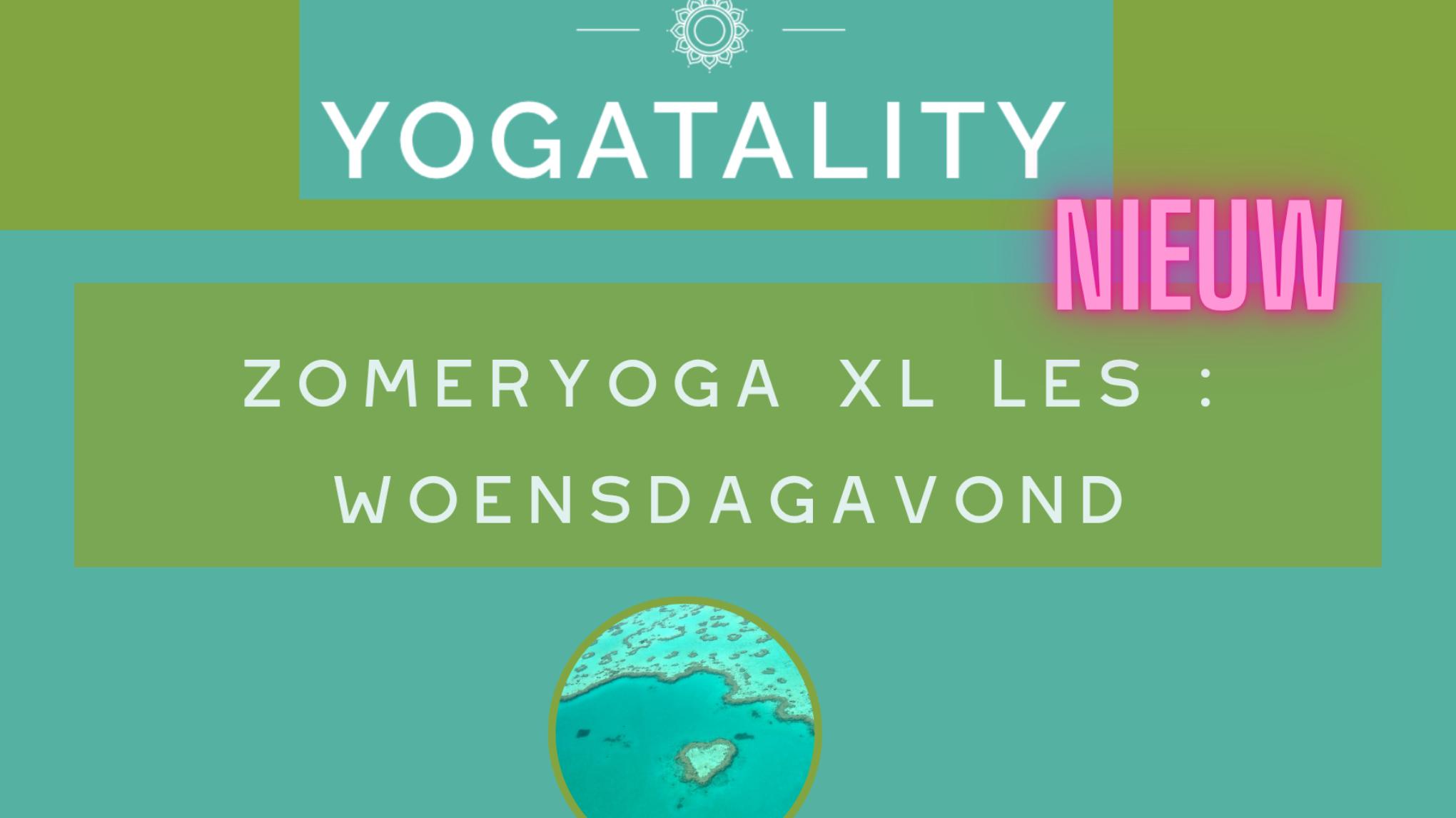 Zomeryoga yin XL les woensdagAVOND