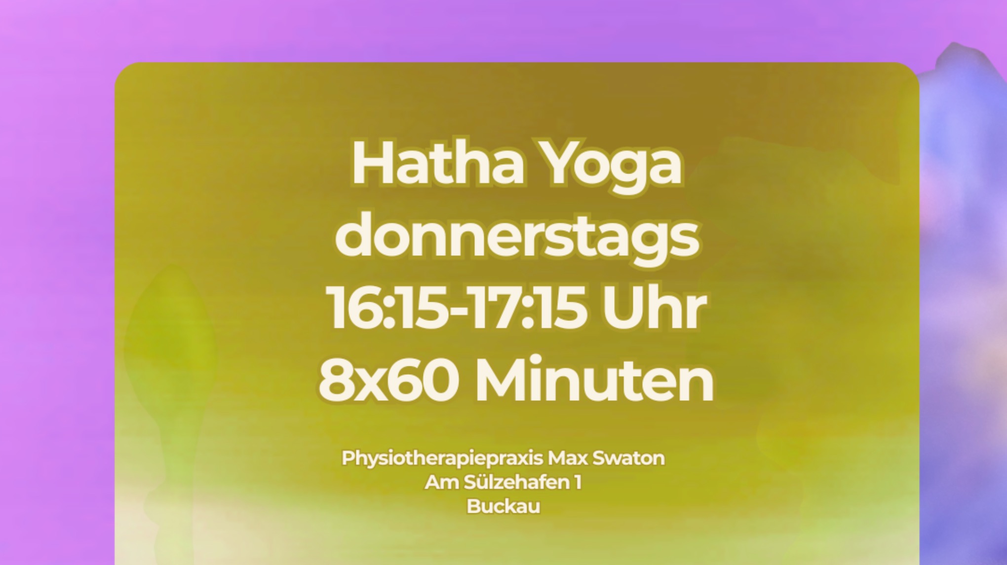 Hatha Yoga Kurs