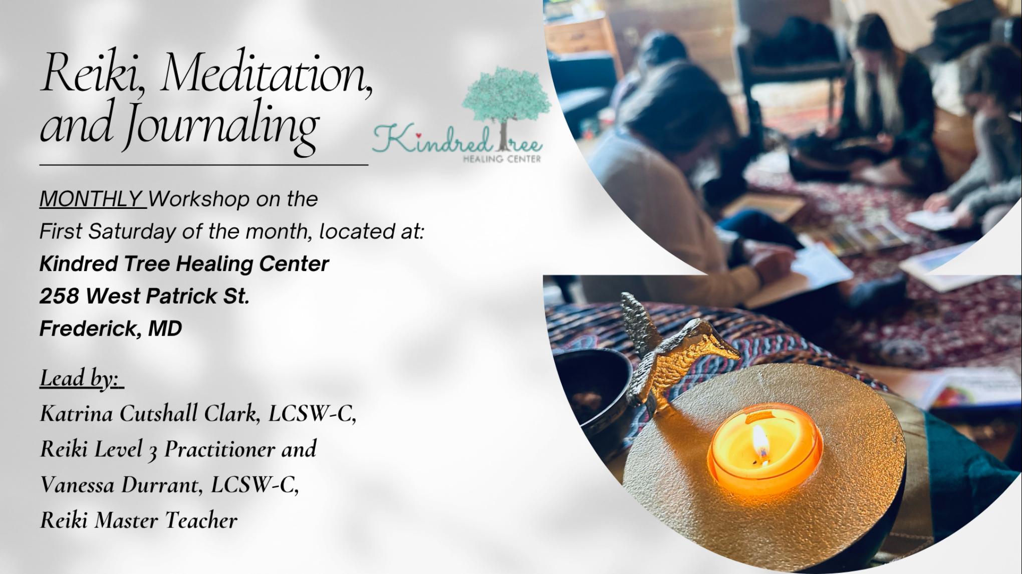 Reiki, Meditation, and Journaling in November