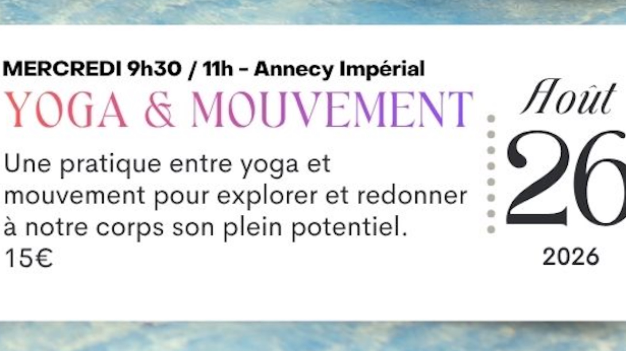 Yoga & Mouvement