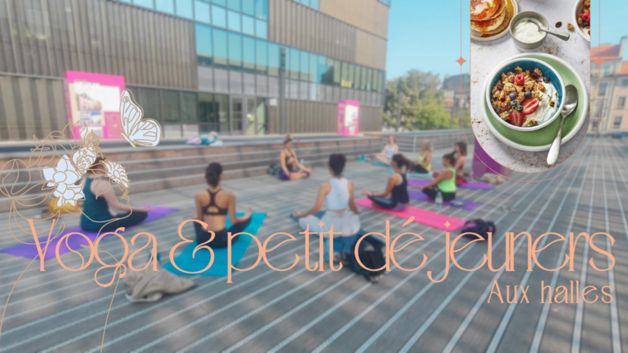 🌟 Yoga et Petit Déjeuner aux Halles de Pau 🍌🍓