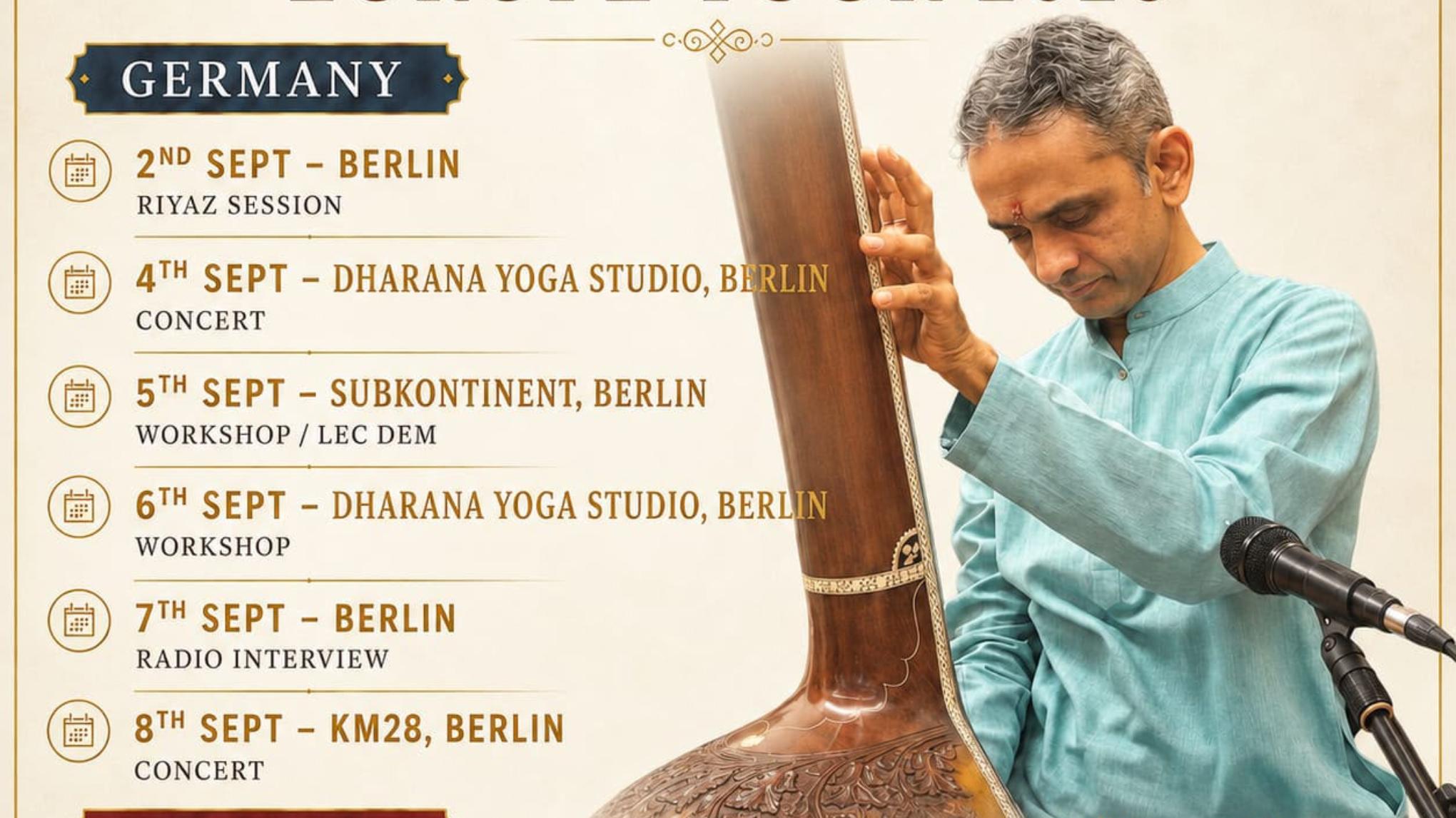 Dhrupad-Konzert mit Chintan Upadhyay