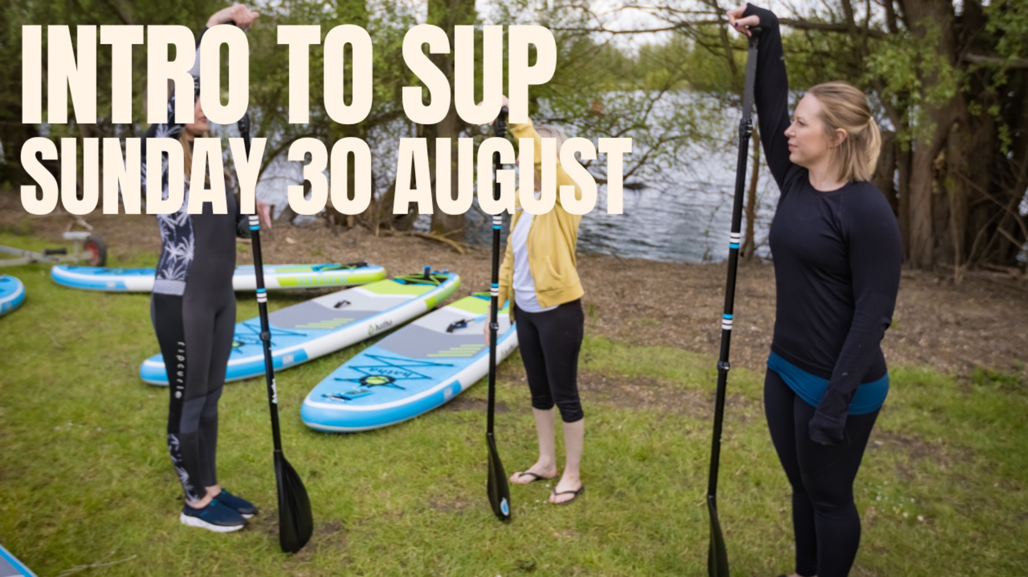 Intro to SUP! A paddleboard lesson at Calmwater Bay, Knaresborough