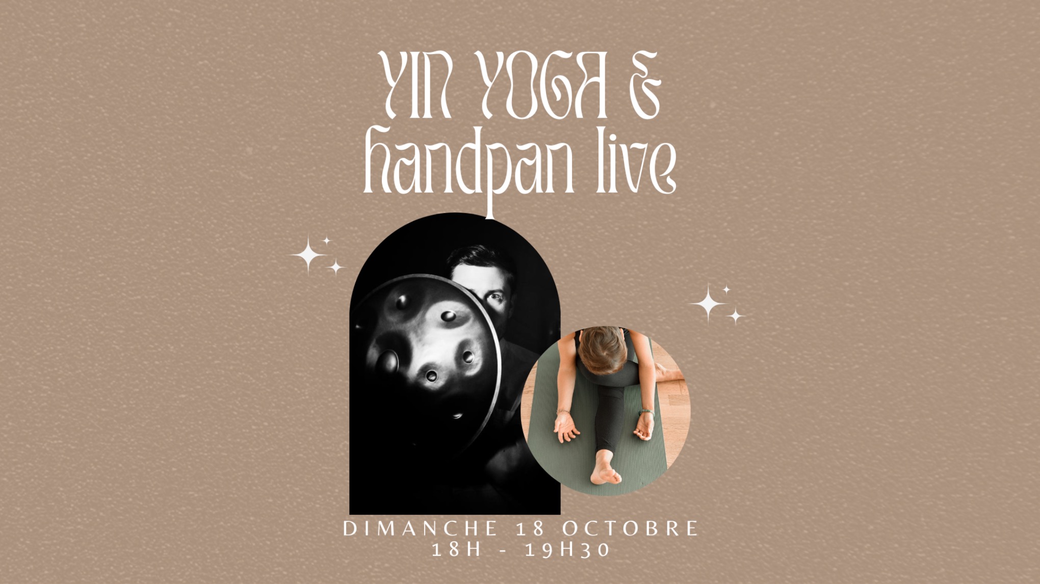 Yin yoga & handpan live avec Ben Lardeux