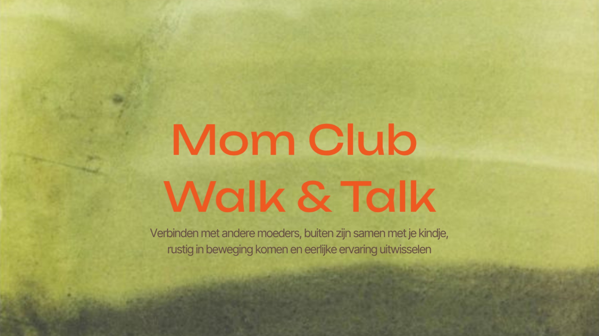 Mom Club - Walk & Talk
